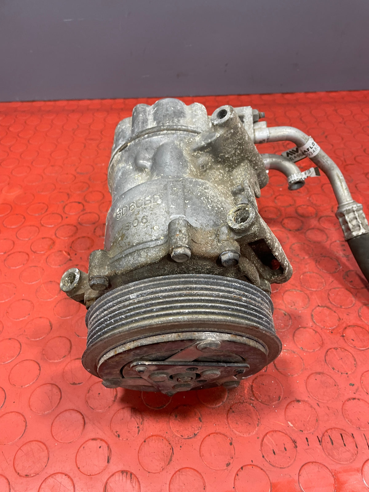 Citroen Berlingo/Peugeot Partner AIR CONDITIONING PUMP W/ HOSE (2Pin) 2011-2018 P/N 9678656080 - 4
