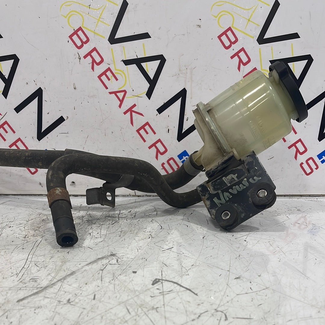Nissan Navara POWER STEERING FLUID RESERVOIR AND PIPES 2017 P/N 49180EB700