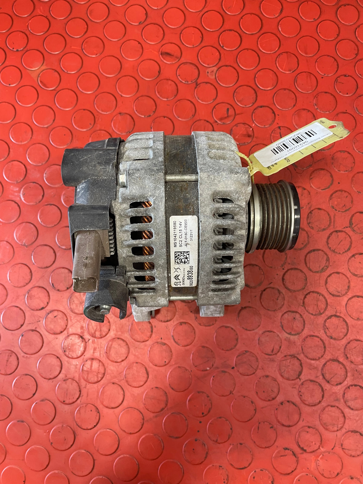 Citroen Berlingo/Dispatch /Peugeot Partner/Vauxhall Combo/Toyota Proace City ALTERNATOR 1.5 2019-2024 P/N 9820893880 - 5