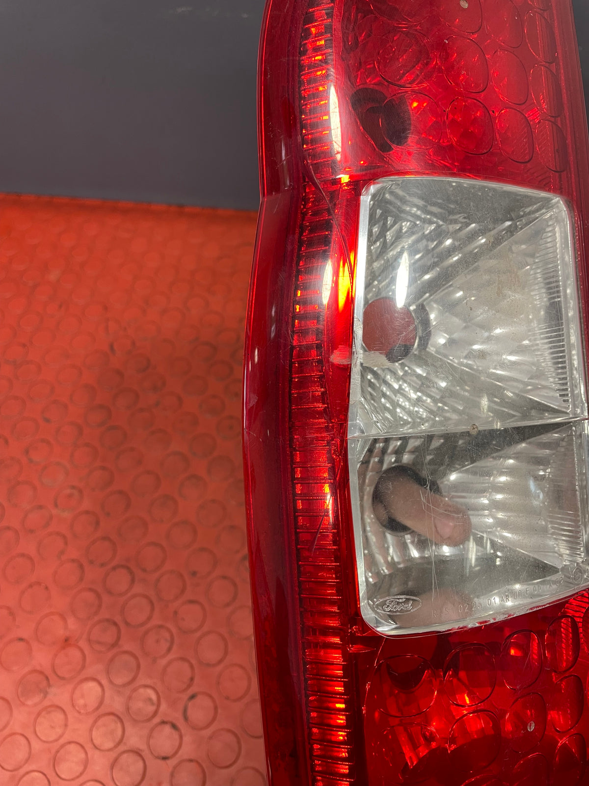 Ford Transit Mk7 N/S PASSENGER TAILLIGHT (W/O INSERT CRACKED LENS)2006-2013 P/N 6C1113405A - 2