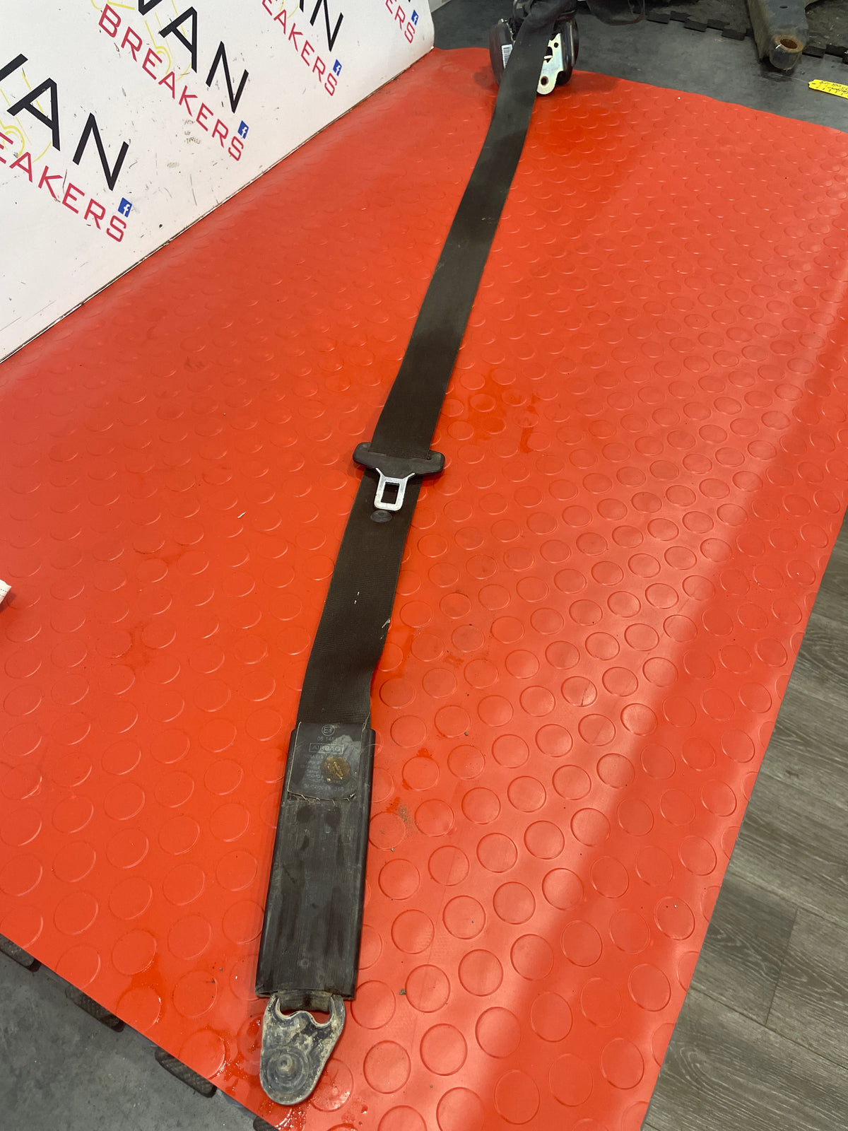 Ford Transit MK8 DRIVER SIDE FRONT SEAT BELT 2014-2020 P/N BK31V61294ADW