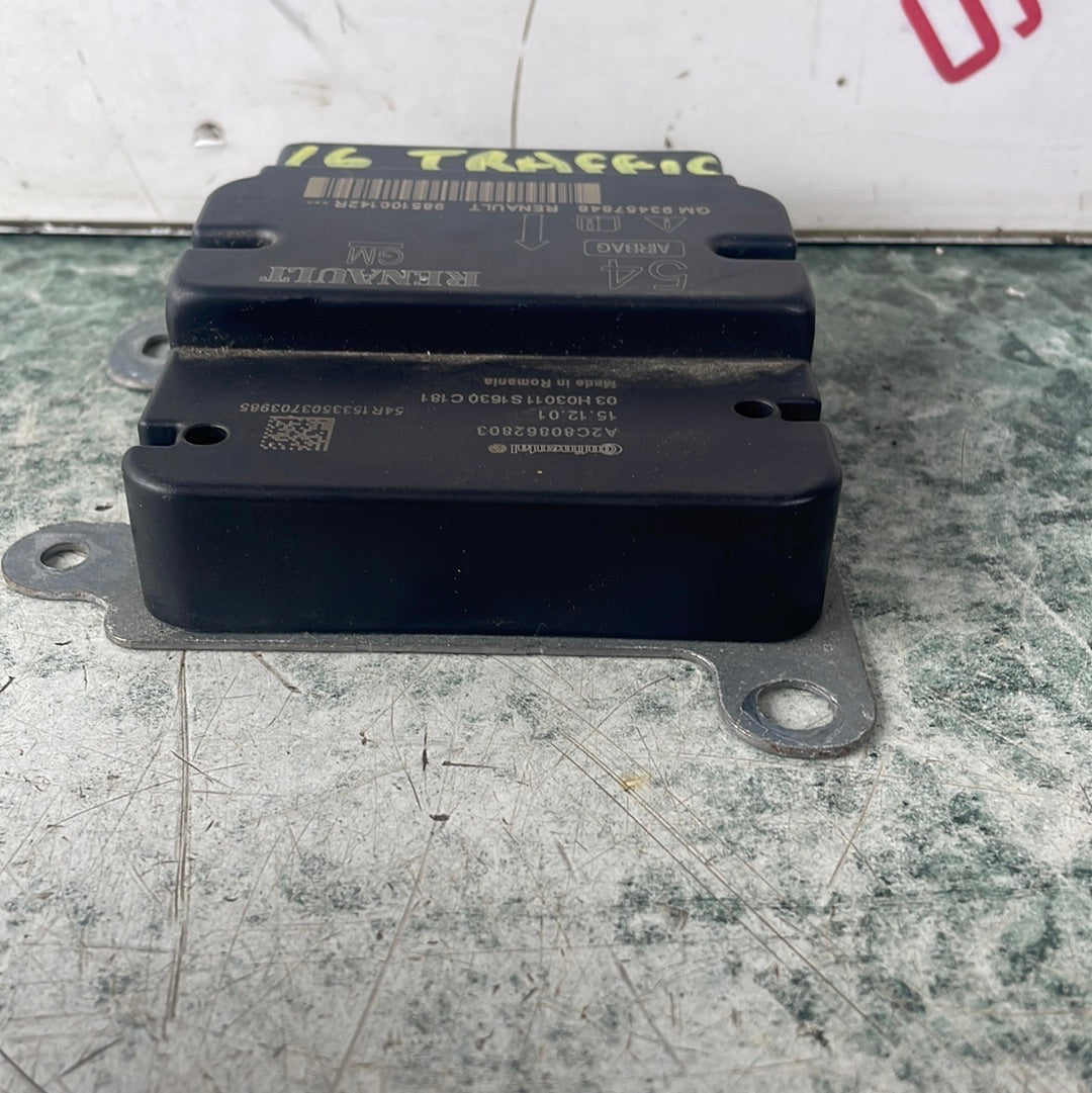 Renault Trafic/Vauxhall vivaro AIRBAG MODULE 2015 P/N 985106142R