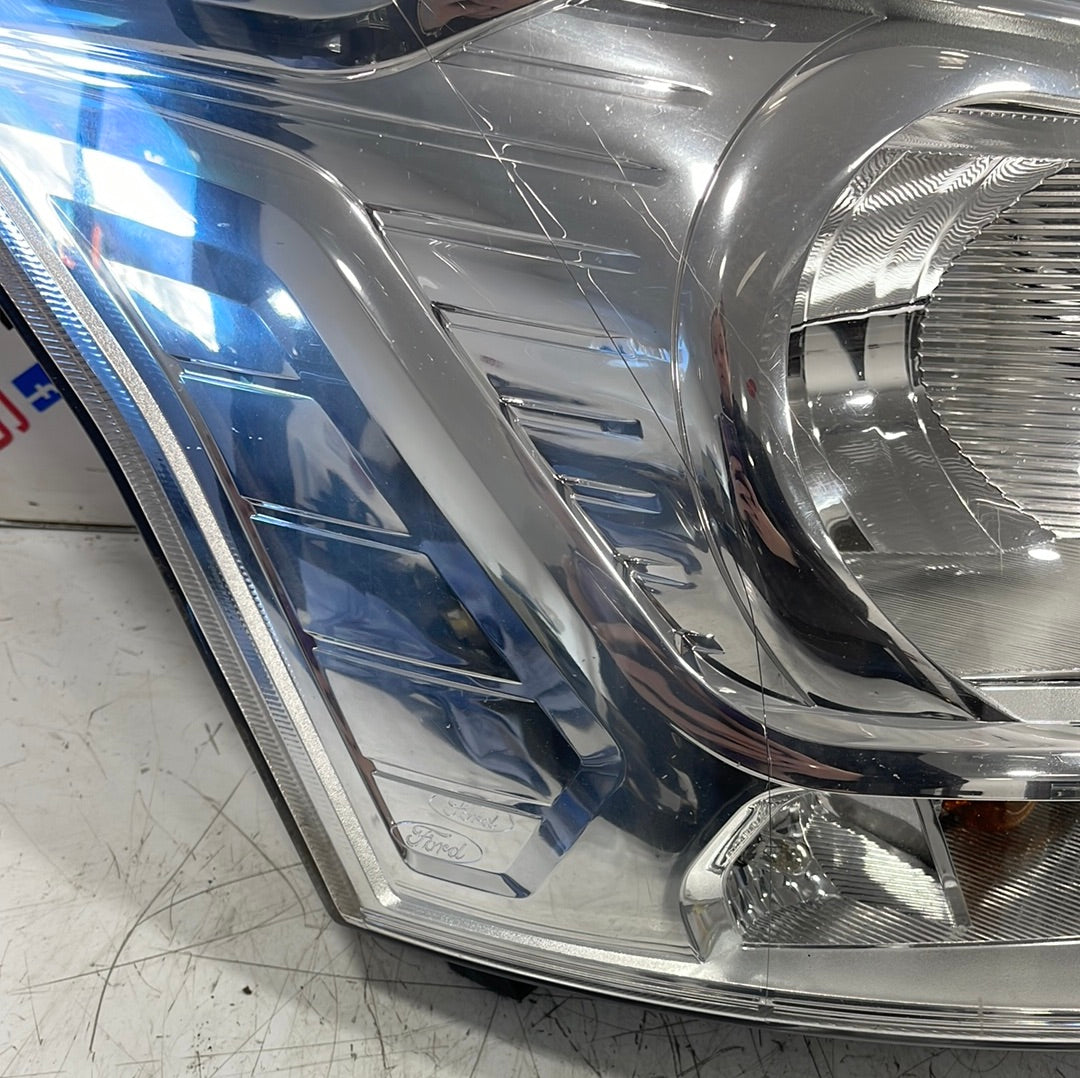 Ford Transit Mk8 DRIVER SIDE HEADLIGHT (Chrome Interior) 2014-2019 P/N BK3113W029B