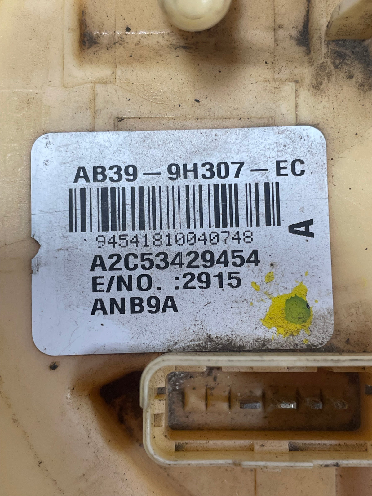 Ford Ranger FUEL SENDER / FUEL PUMP 3.2 2011-2020 AB399H307EC
