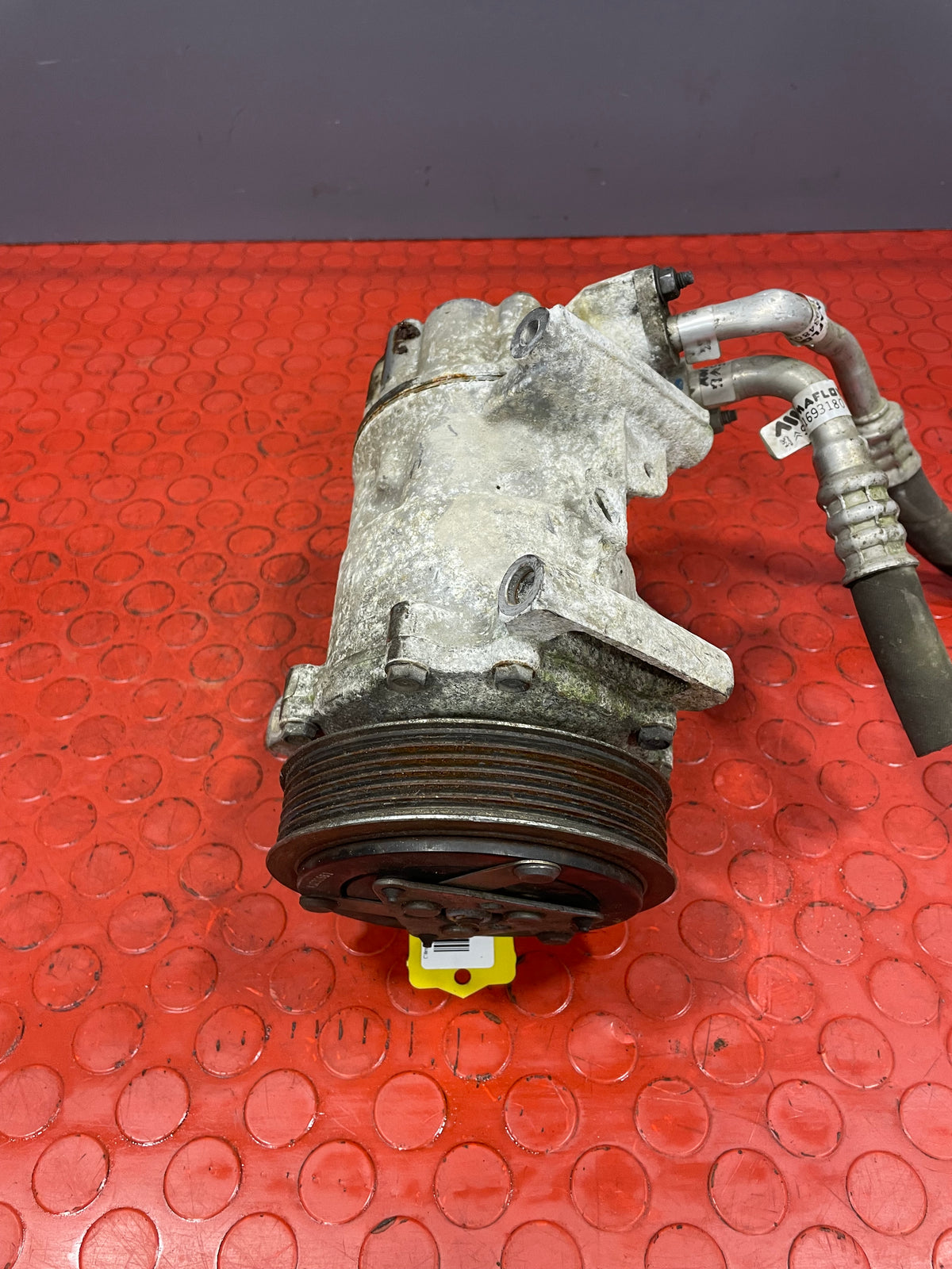 Citroen Berlingo/Peugeot Partner AIR CONDITIONING PUMP W/ HOSE (2Pin) 2011-2018 P/N 9678656080 - 3