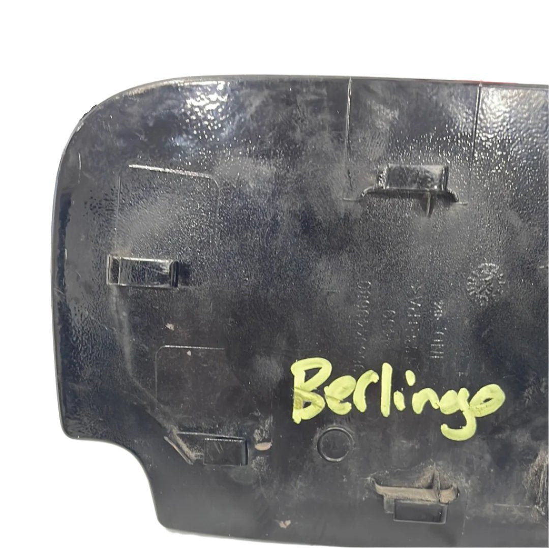 Citroen Berlingo/Peugeot Partner FUEL FLAP COVER/FUEL DOOR COVER (BLACK) 2008-2018 P/N 9680449680 - 1