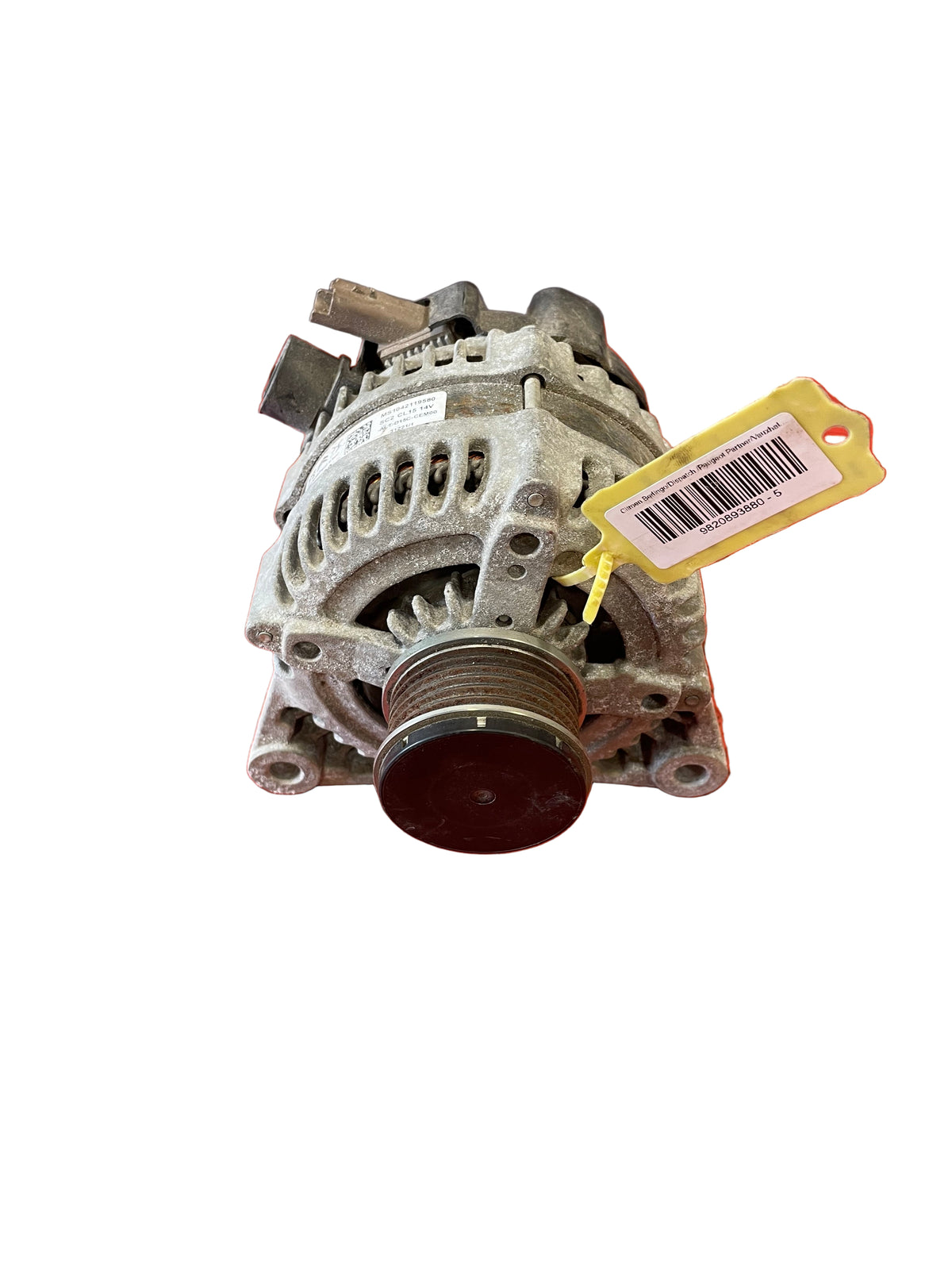 Citroen Berlingo/Dispatch /Peugeot Partner/Vauxhall Combo/Toyota Proace City ALTERNATOR 1.5 2019-2024 P/N 9820893880 - 5