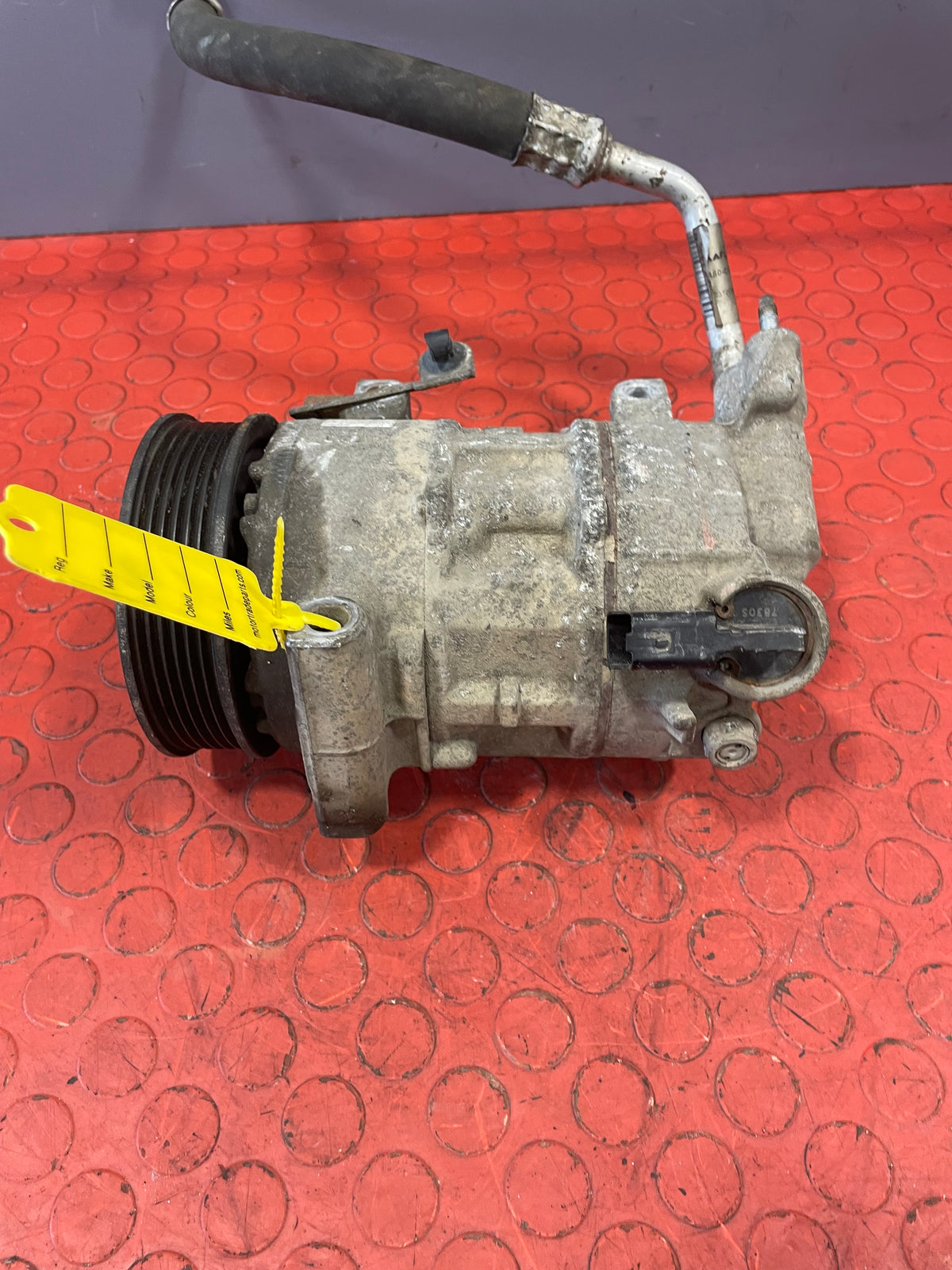 Citroen Berlingo/Peugeot Partner AIR CONDITIONING PUMP (2Pin) With Hoses 2008-2016 P/N 9802875780 - 10