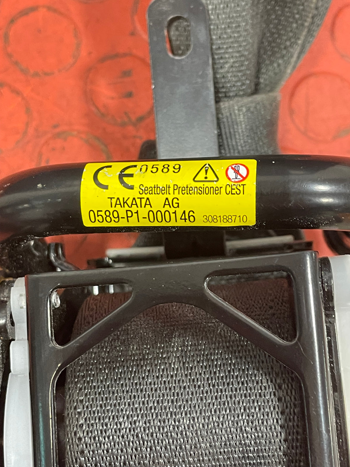 Toyota Hilux SEAT BELT Passenger Side Front 2016-2024 P/N 732200K570C0