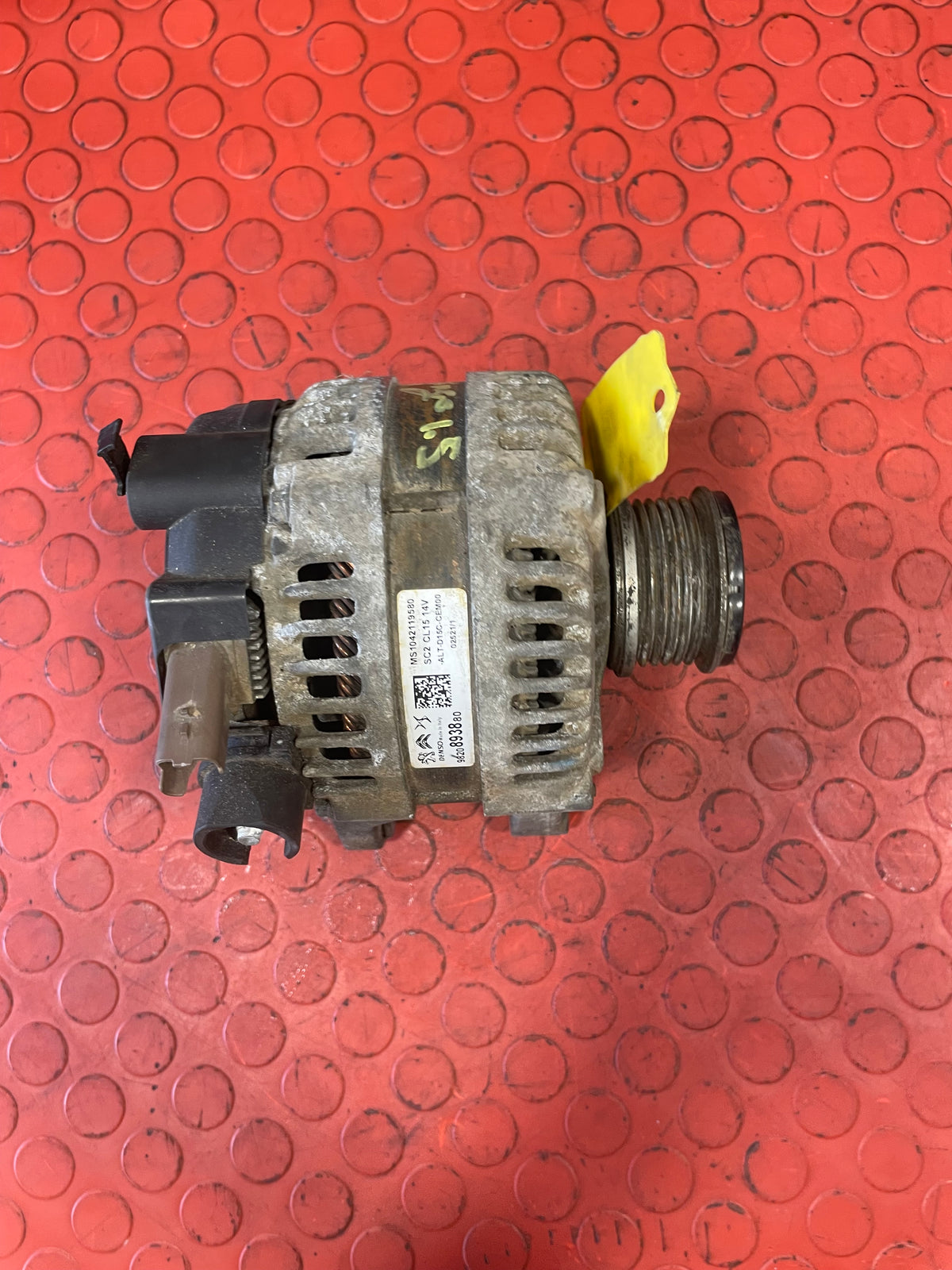 Citroen Berlingo/Dispatch /Peugeot Partner/Vauxhall Combo/Toyota Proace City ALTERNATOR 1.5 2019-2024 P/N 9820893880 - 9