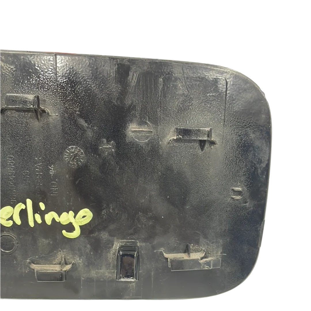 Citroen Berlingo/Peugeot Partner FUEL FLAP COVER/FUEL DOOR COVER (BLACK) 2008-2018 P/N 9680449680 - 1