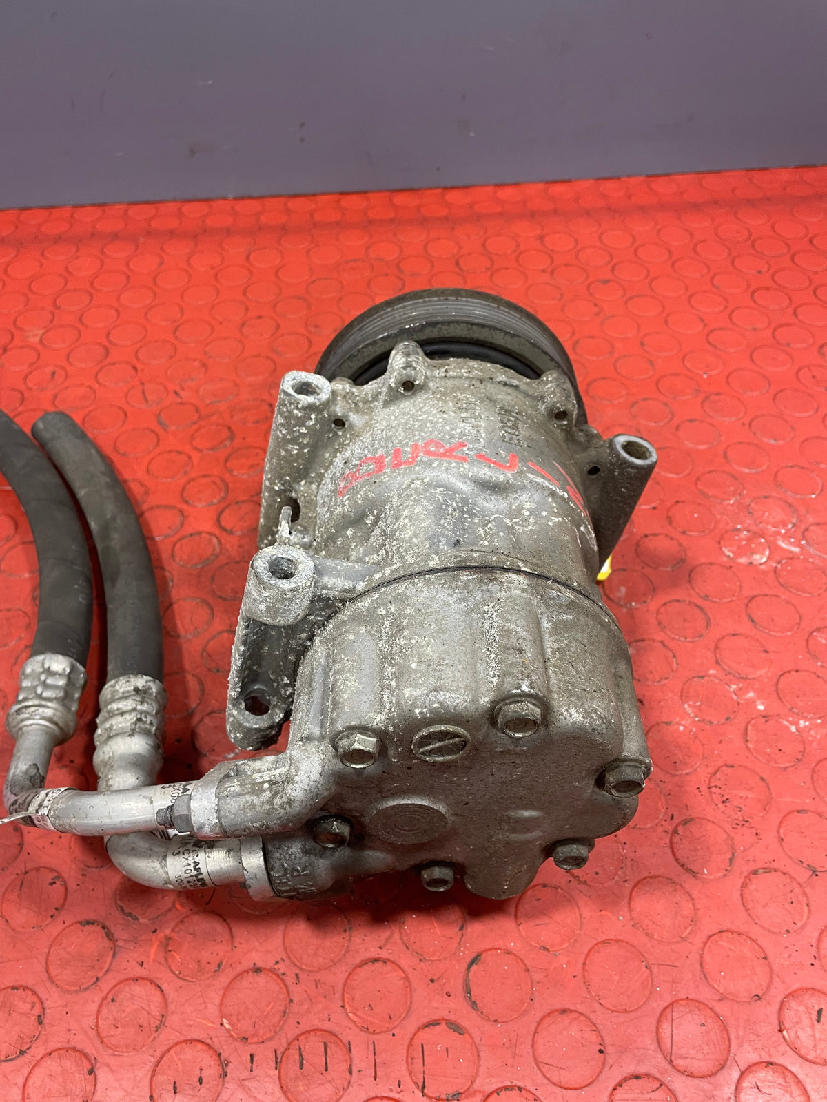 Citroen Berlingo/Peugeot Partner AIR CONDITIONING PUMP W/ HOSE (2Pin) 2011-2018 P/N 9678656080 - 7