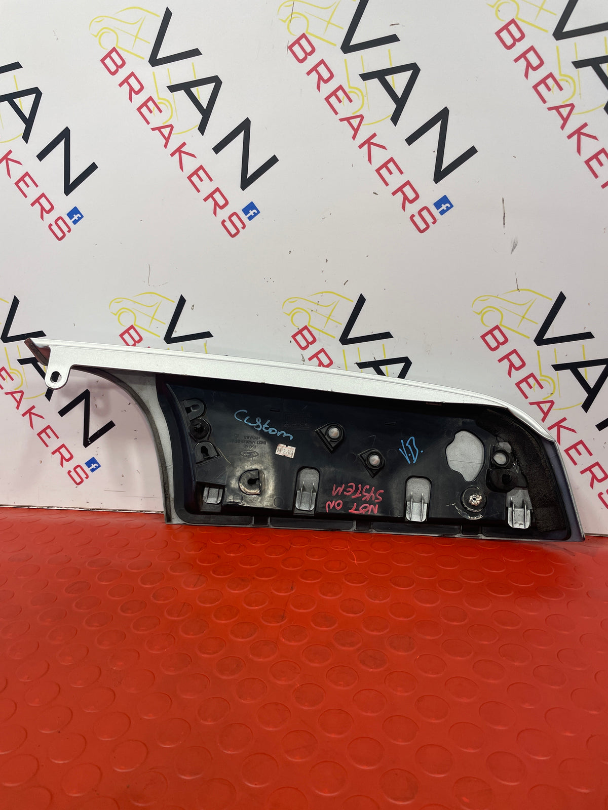 Ford Transit Custom ROOF TRIM PANEL N/S/R (SILVER) 2014-2018 P/N BK21V52029BDW