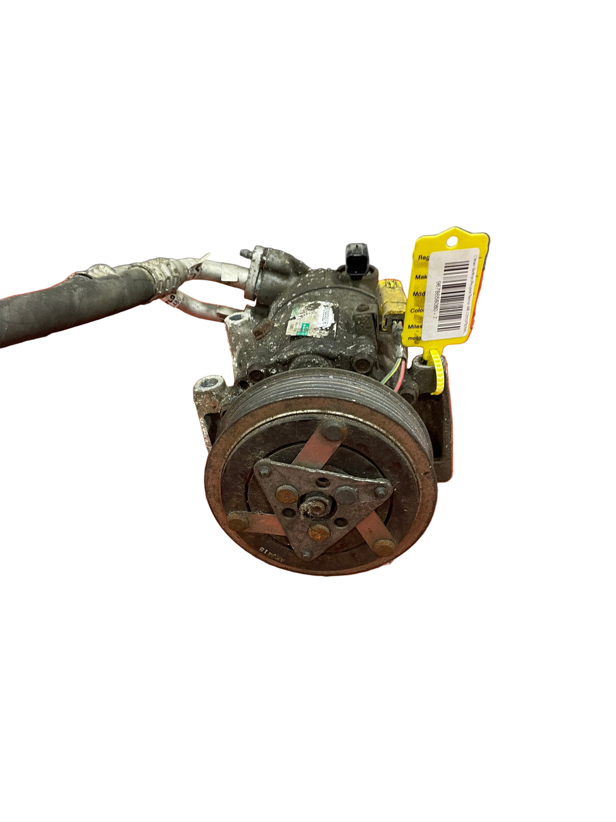 Citroen Berlingo/Peugeot Partner AIR CONDITIONING PUMP W/ HOSE (2Pin) 2011-2018 P/N 9678656080 - 7