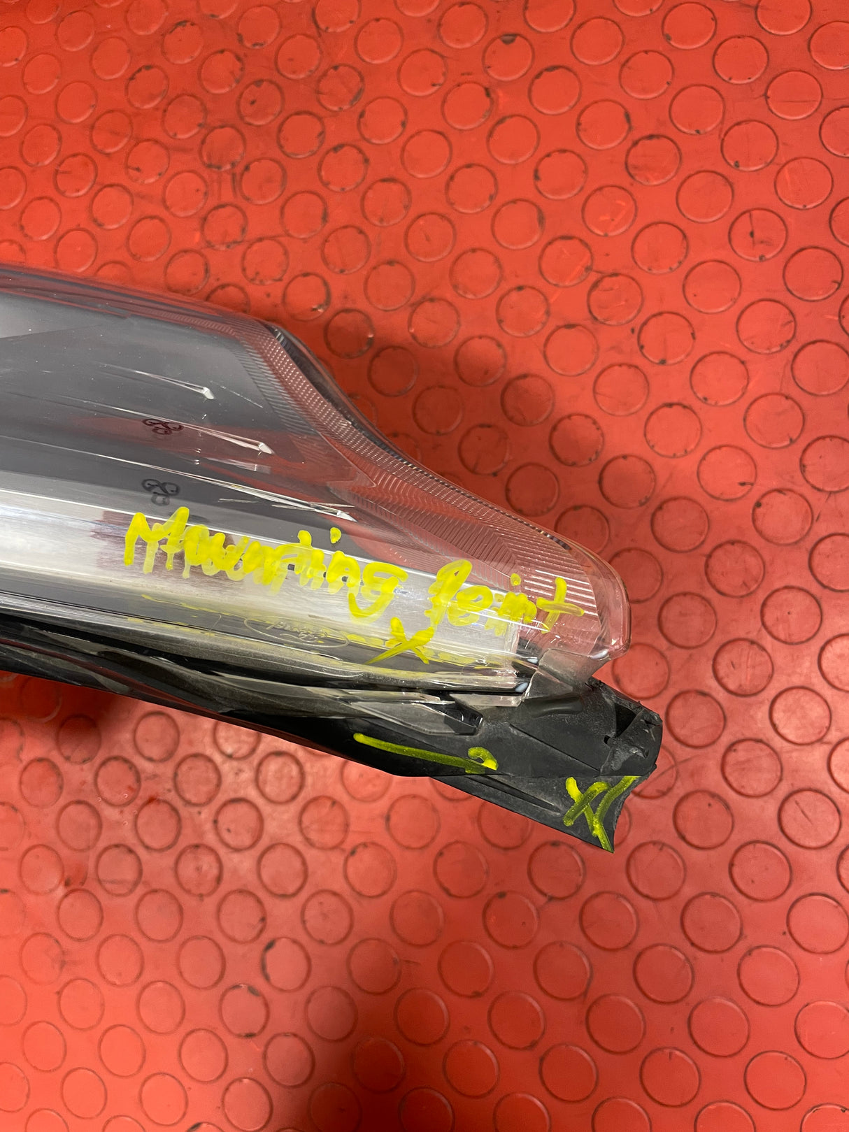 Ford Transit Custom HEADLIGHT ASSEMBLY Driver's Side Chrome Interior (1 mounting point damage) 2013-2018 P/N BK2113D152B - 1