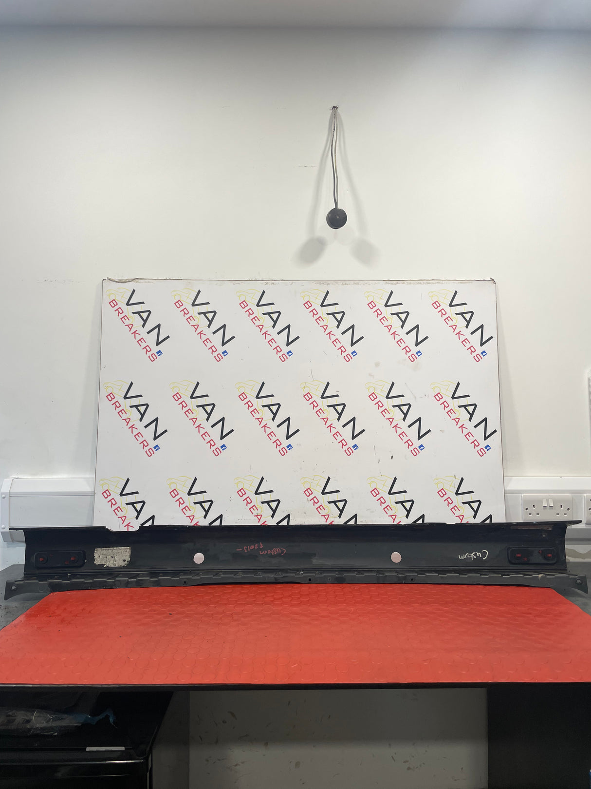 Ford Transit Custom REAR BUMPER (PAINTED BLACK, SCRATCHED) 2013-2023 P/N JK2117E962