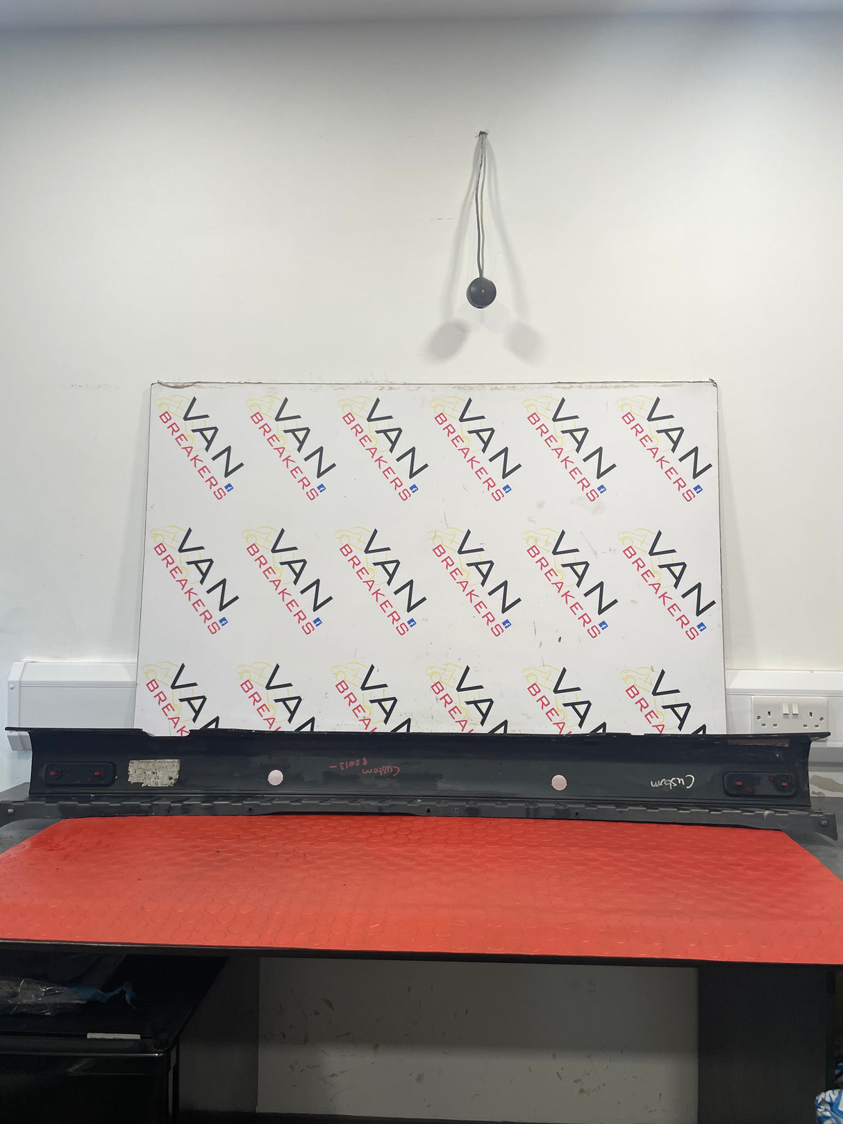 Ford Transit Custom REAR BUMPER (PAINTED BLACK, SCRATCHED) 2013-2023 P/N JK2117E962