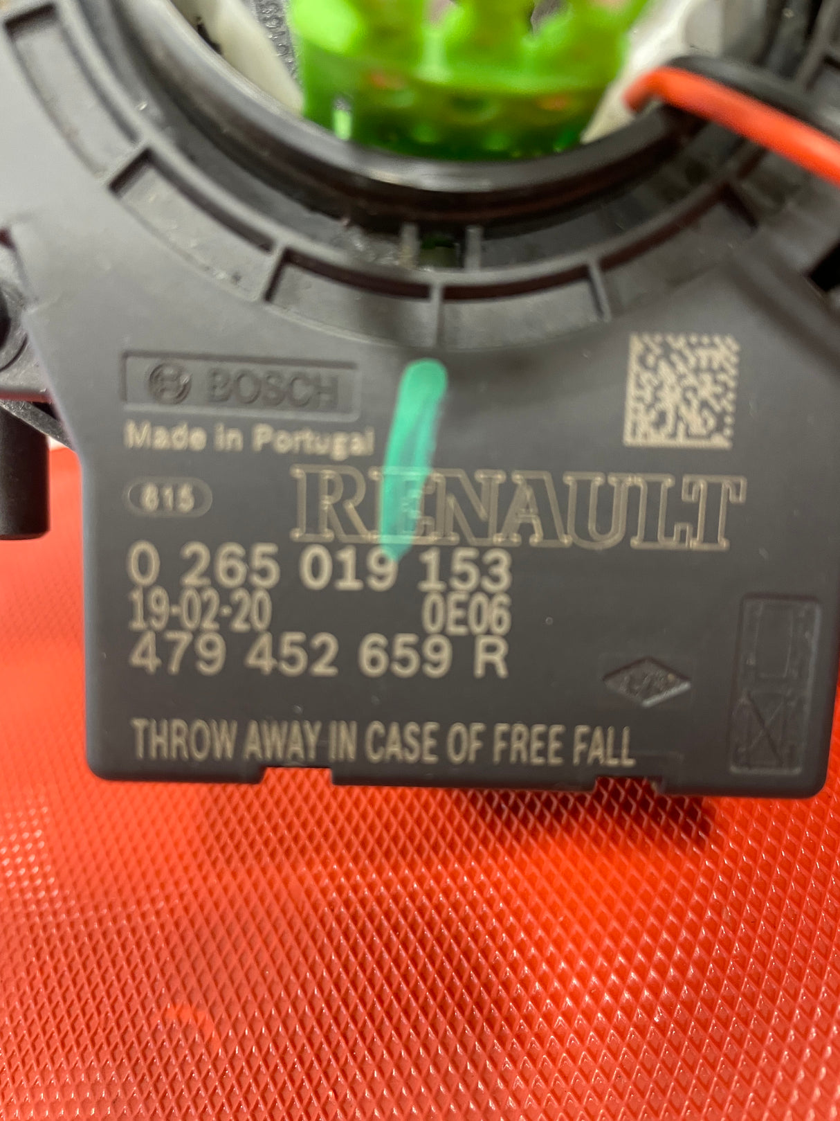 Renault Trafic CLOCKSPRING, RADIO CONTROLS AND WIPER STALK 2012-2021 P/N 479452659R