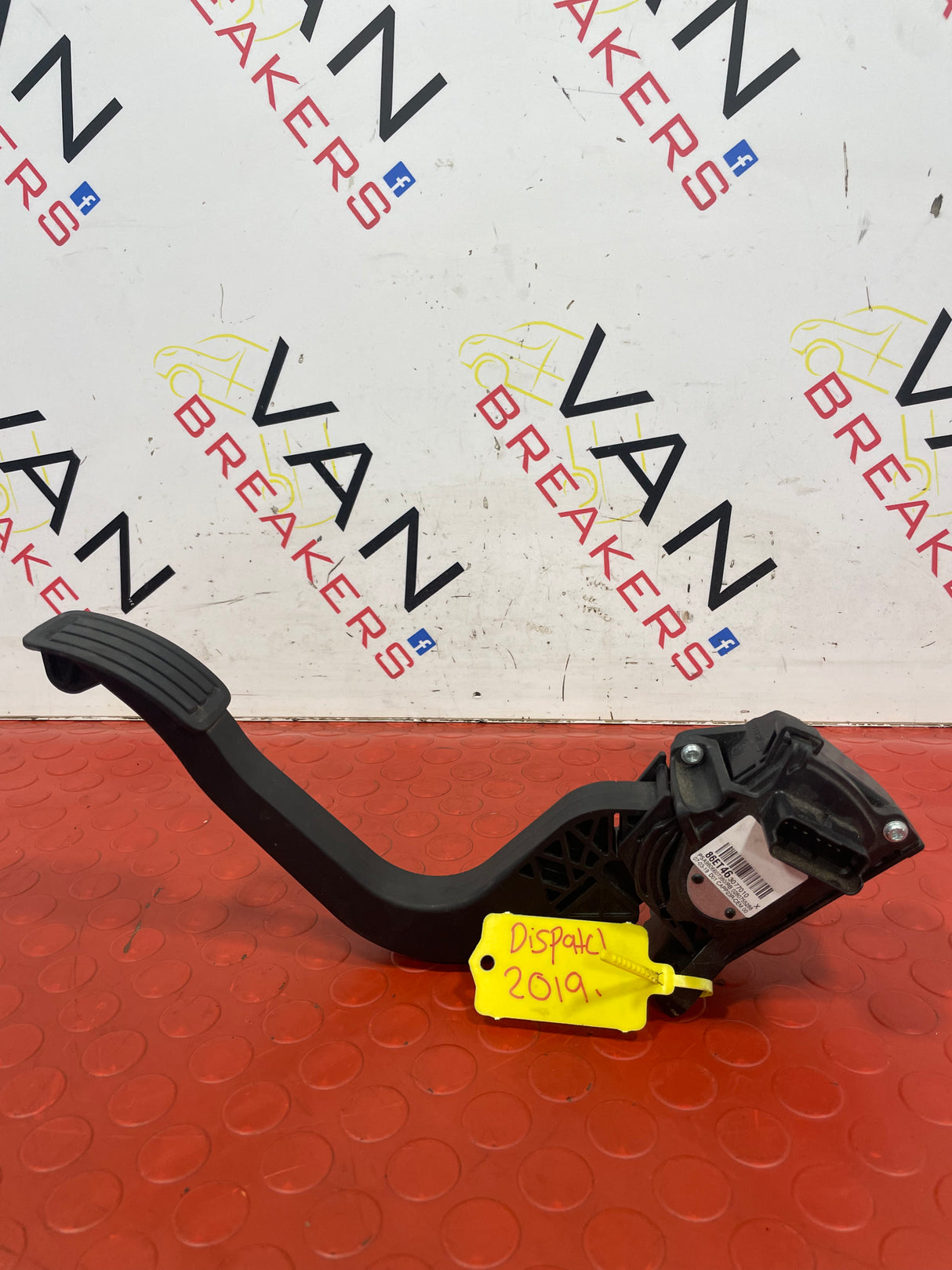 Citroen Dispatch/Peugeot Expert/Vauxhall Vivaro/Toyota Proace/Fiat Scudo THROTTLE PEDAL 2016-2024 P/N 9806607380