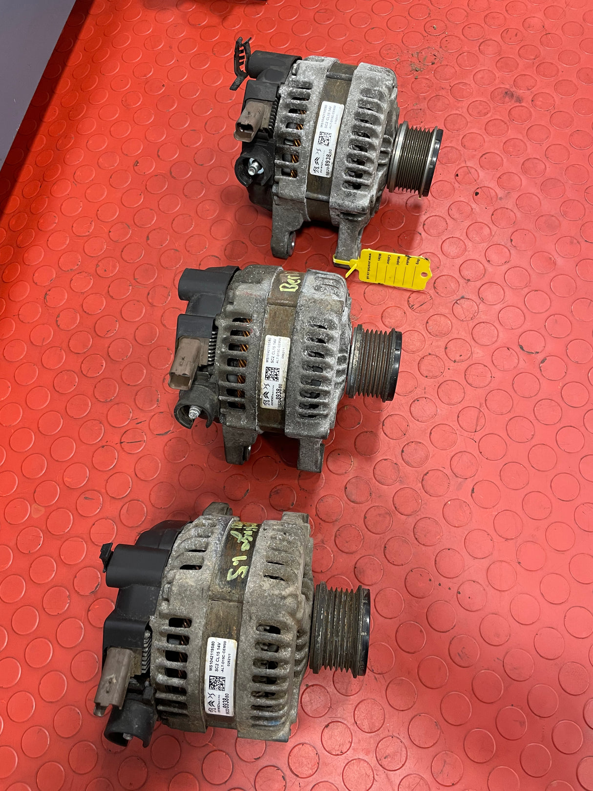 Citroen Berlingo/Dispatch /Peugeot Partner/Vauxhall Combo/Toyota Proace City ALTERNATOR 1.5 2019-2024 P/N 9820893880