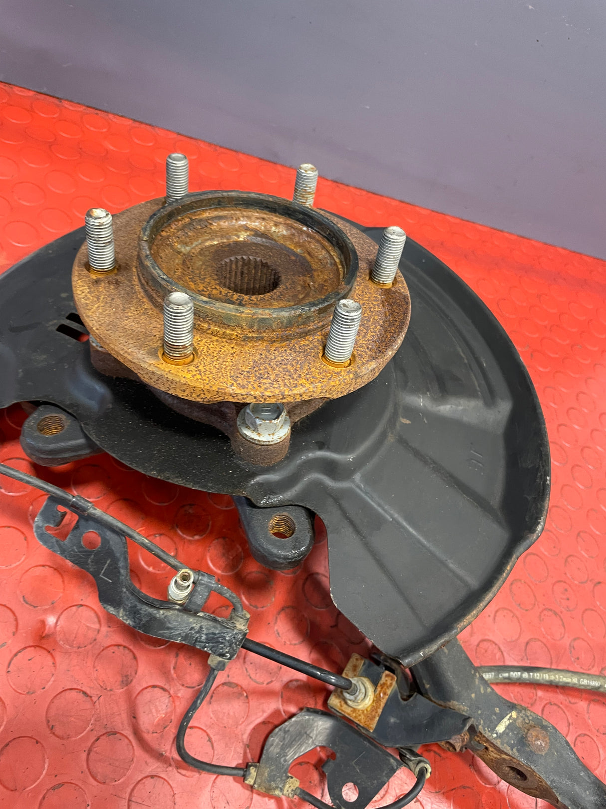 Toyota Hilux FRONT WHEEL HUB w/ ABS SENSOR Passenger's Side MK8 2019 P/N 43502-KK010 / 895430K081