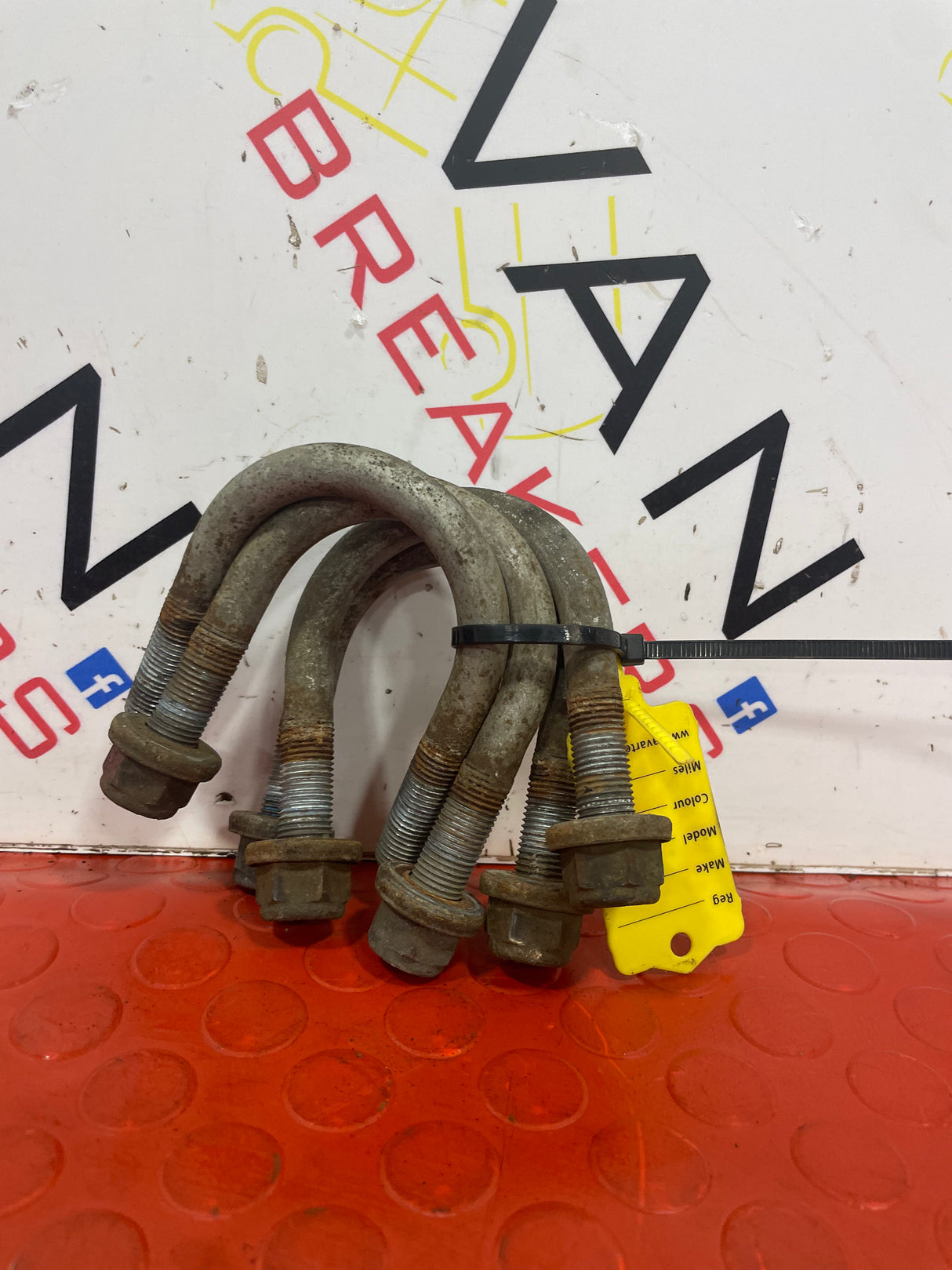 Ford Transit Mk8 SPRING U BOLTS 60mm (Set of 4) P/N 2175651