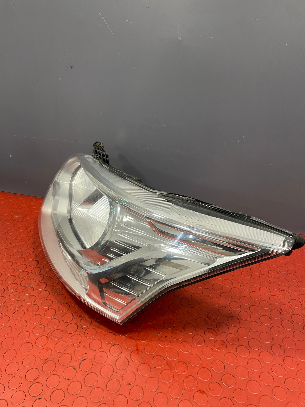 Ford Transit HEADLIGHT HALOGEN BULB With LED DRL CHROME Passenger's Side N/S 2013-2018 P/N BK3113D153B