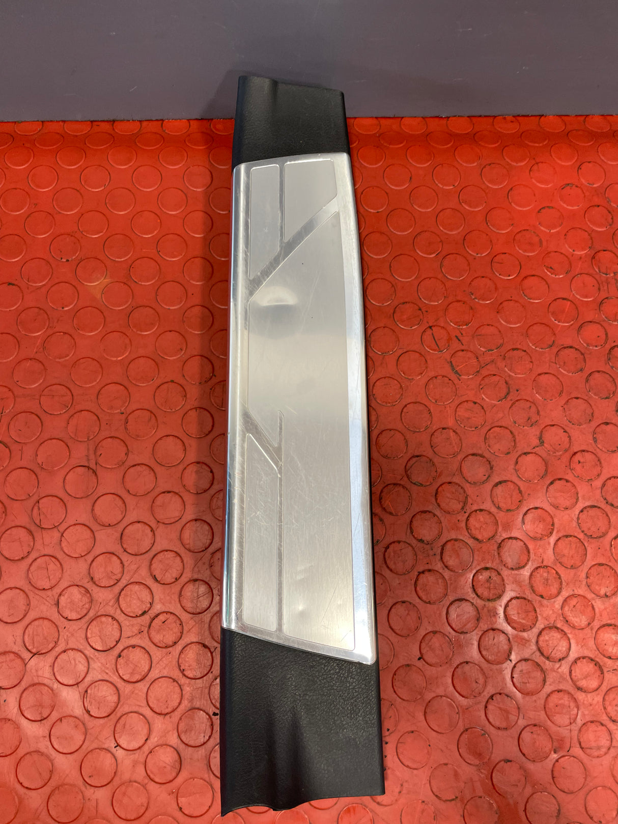 Toyota Hilux Invincible INNER CHROME THRESHOLD DOOR SILL TRIM Rear Driver's Side 2016-2023 P/N 67917KK010