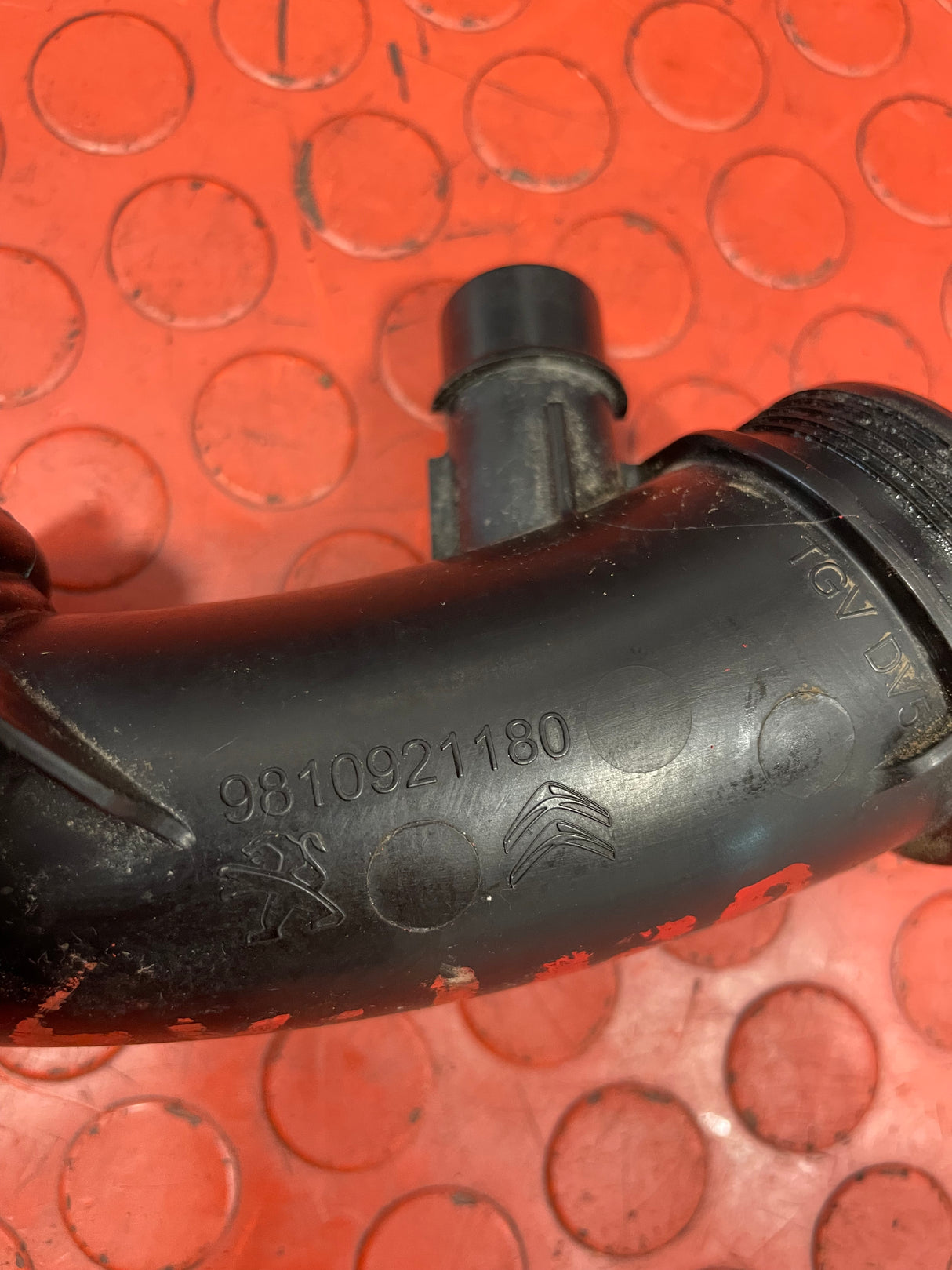 Citroen Berlingo/Peugeot Partner AIR INTAKE PIPE 1.6 2016-2018 P/N 9810921180