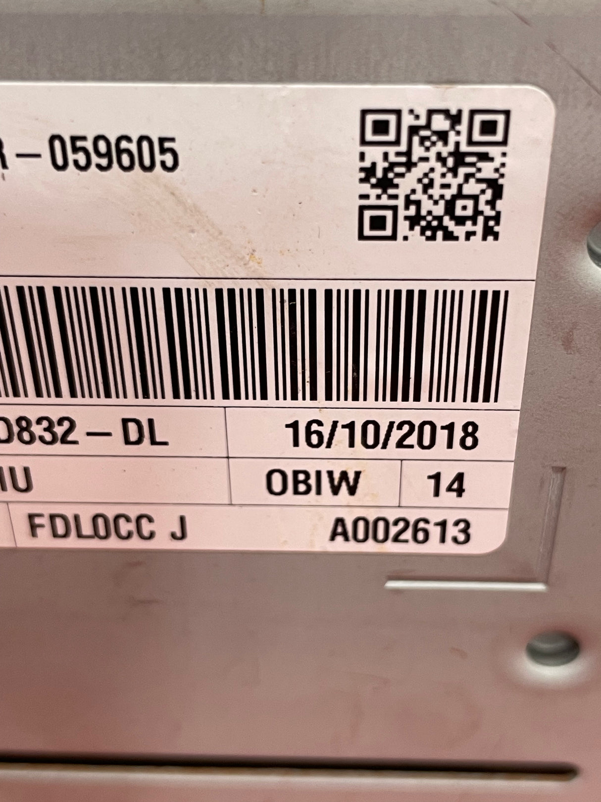 Ford Transit Custom RADIO AND CD PLAYER UNIT (FITS OTHER FORDS ASWELL) 2018-2023 P/N JK2T18D832DL