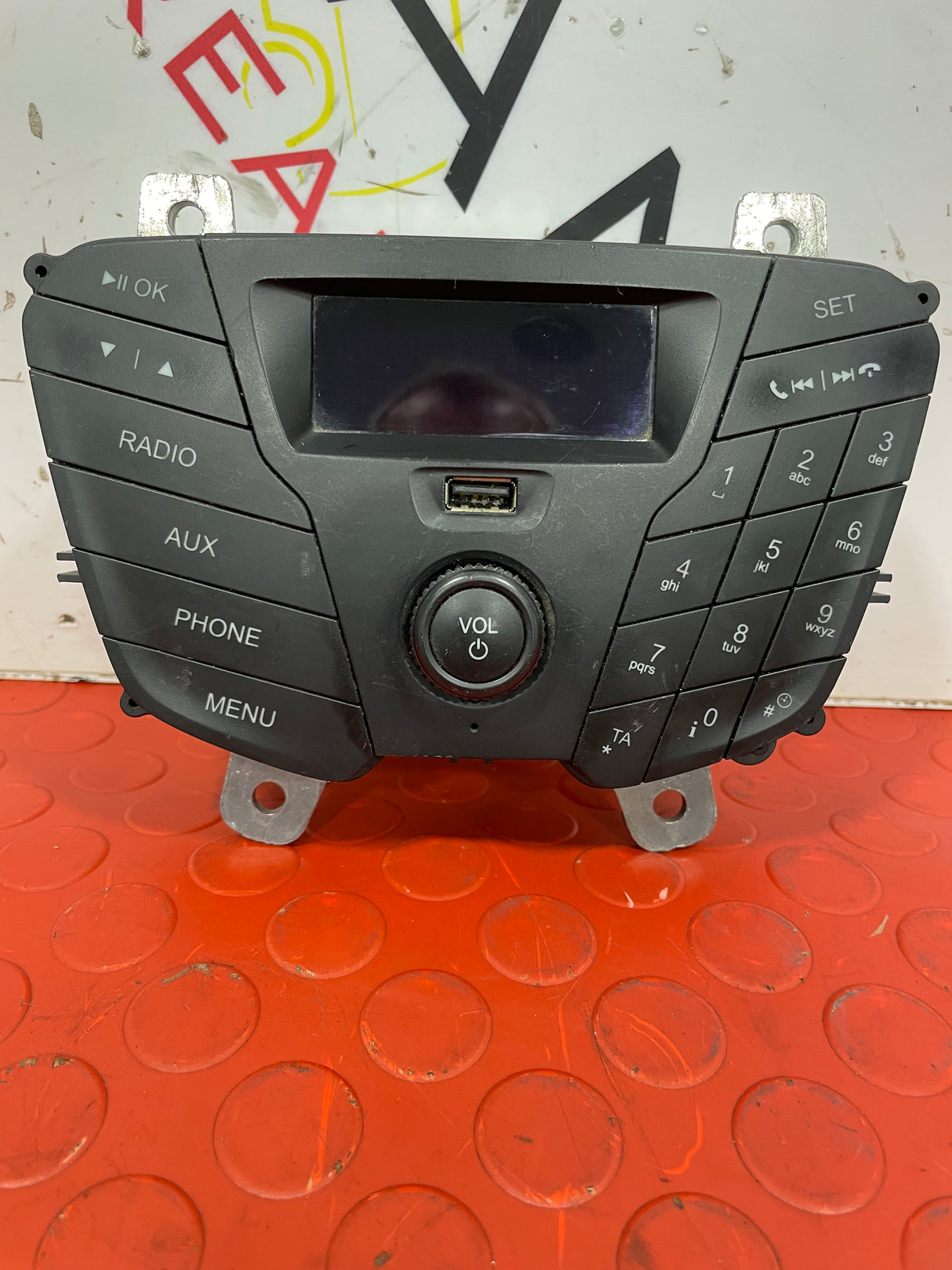Ford Transit MK8 MULTIMEDIA RADIO HEAD UNIT WITH BLUETOOTH 2013-2018 P/N BK3T18D815BE 2
