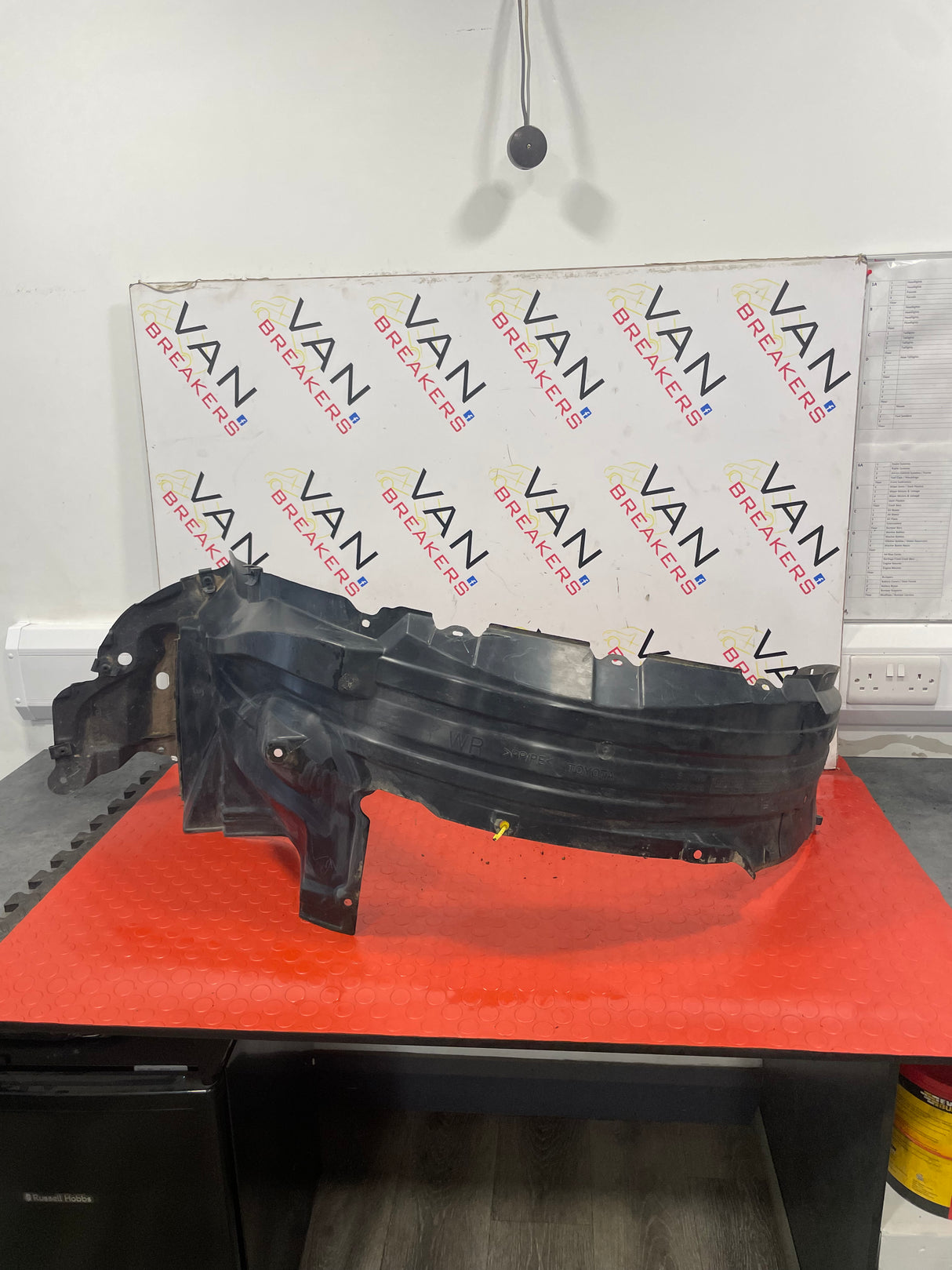Toyota Hilux D/S FRONT WHEEL ARCH LINER 2015-2020 P/N 538750K270