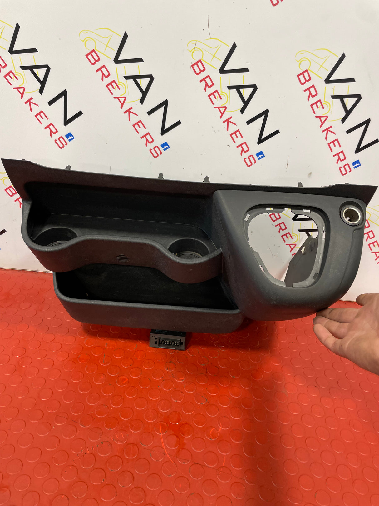 Vauxhall Movano/Renault Master Mk3 LOWER DASH CONSOLE WITH CUP HOLDERS BLACK 2010-2024 P/N 969100040R