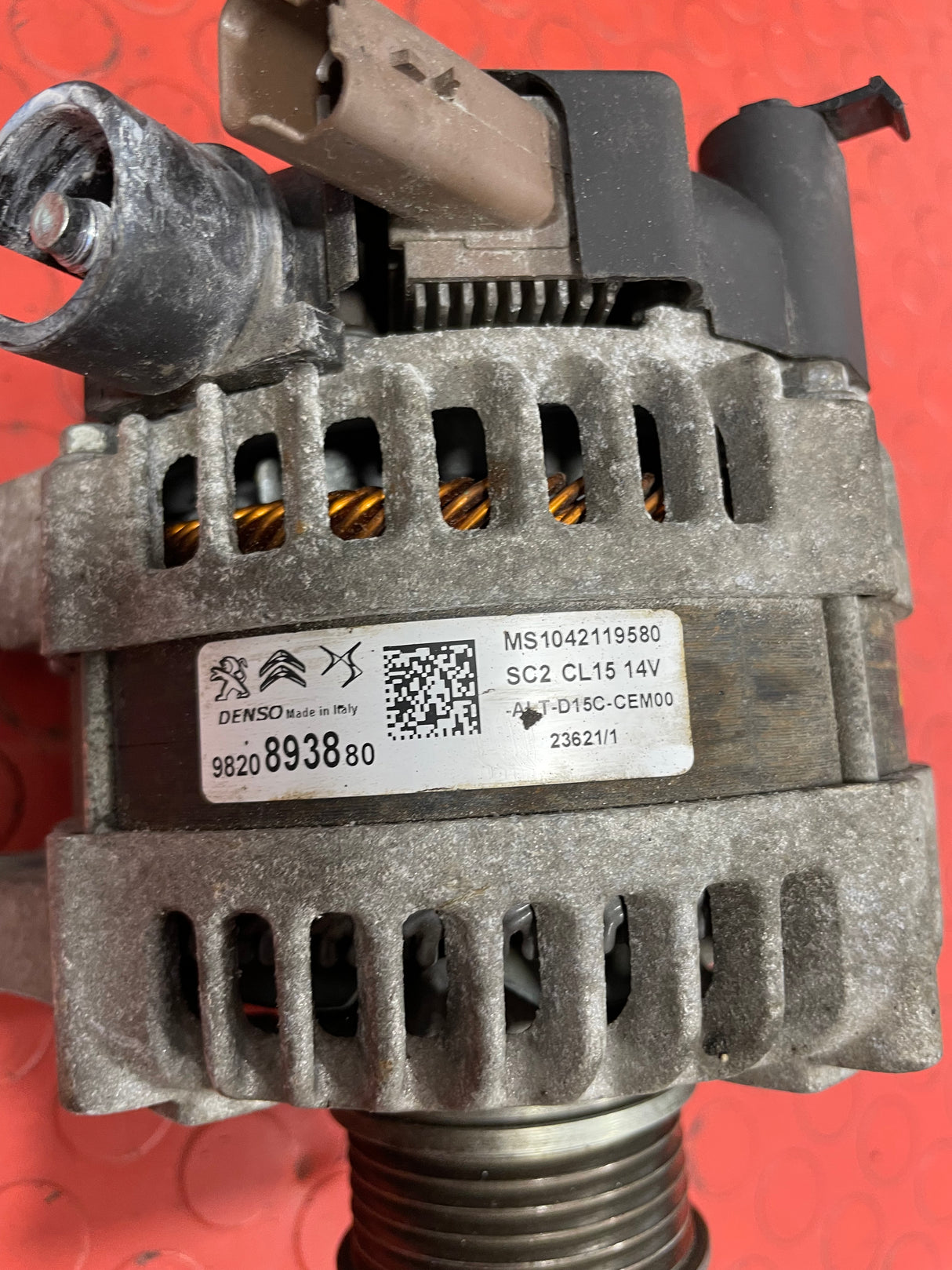 Citroen Berlingo/Dispatch /Peugeot Partner/Vauxhall Combo/Toyota Proace City ALTERNATOR 1.5 2016-2024 P/N 9820893880 - 3