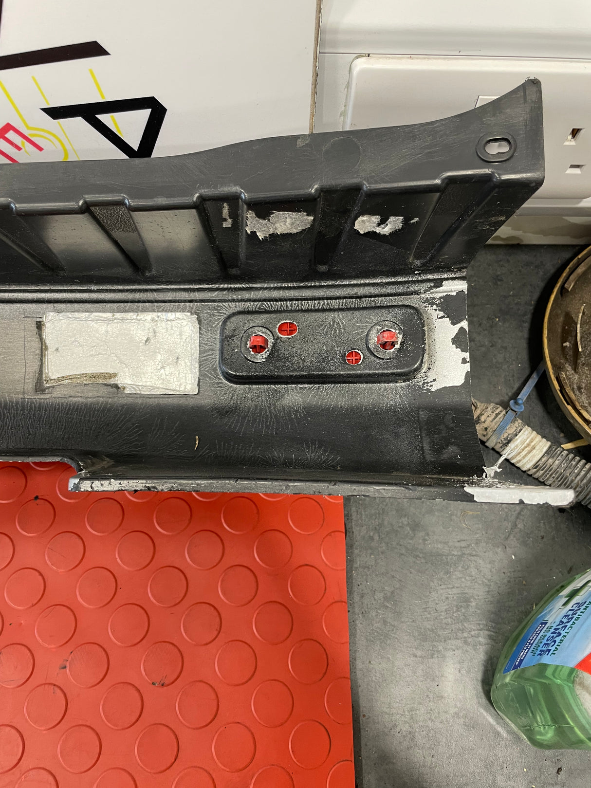 Ford Transit Custom REAR BUMPER WITH SENSORS 2013-2023 P/N JK2117E962PA