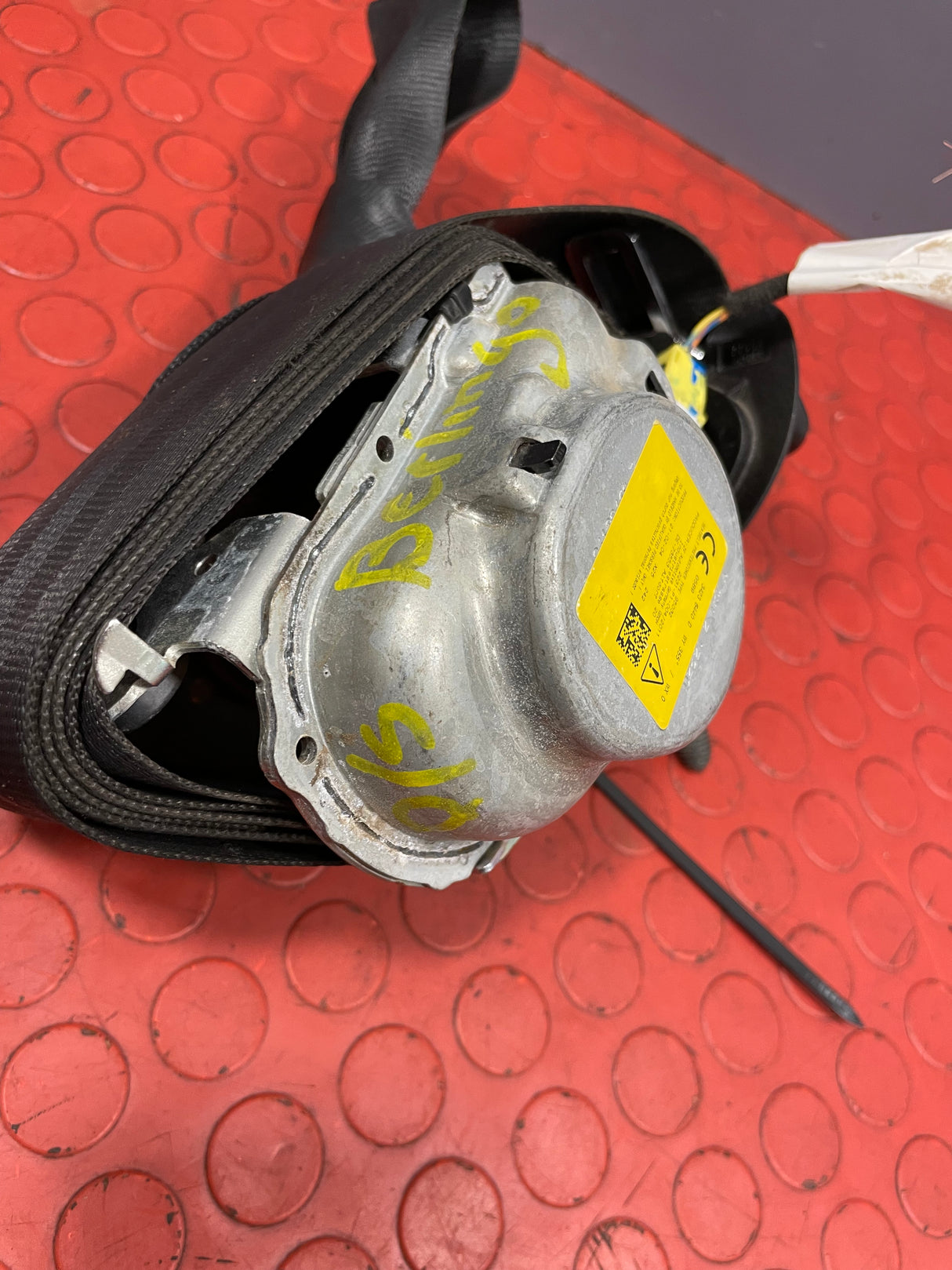 Citroen Berlingo/Peugeot Partner/Vauxhall Combo/Toyota Proace City SEAT BELT FRONT Driver's Side P/N 98172277XX