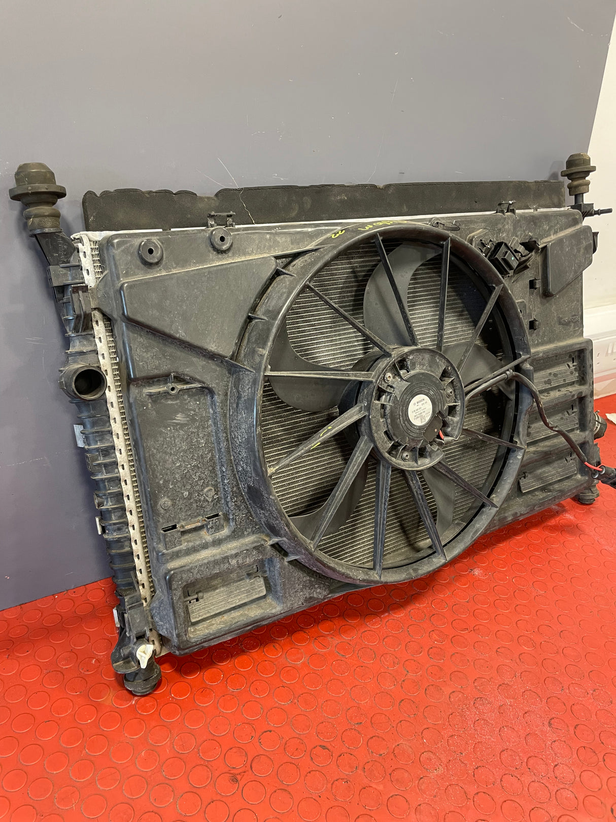 Ford Transit Custom COMPLETE RADIATOR,FAN,AC CONDENSER 2.2 2013-2016 P/N GK218005BB - 1 / BK218C607DA / GK218C342BC