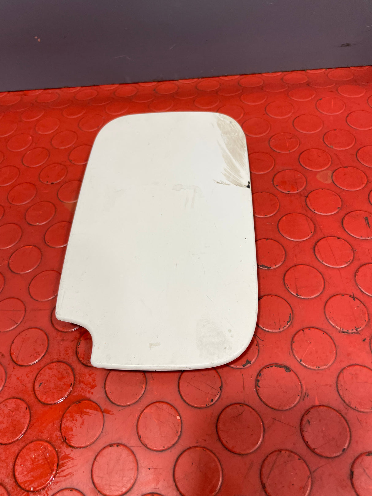 Citroen Berlingo/Peugeot Partner FUEL DOOR COVER/FUEL FILLER FLAP ( White w/ Scratch) 2008-2018 P/N 9680449680 - 6