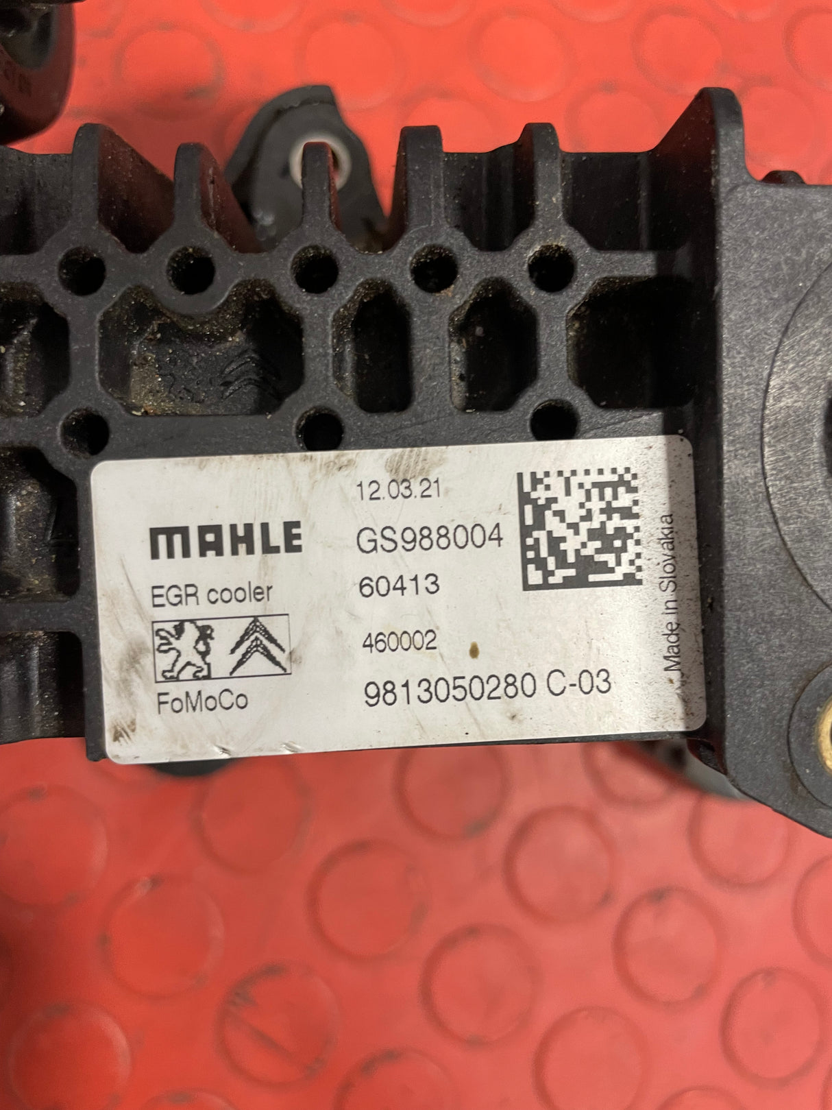Citroen Berlingo/Peugeot Partner/Vauxhall Combo/Toyota Proace City EGR VALVE ASSEMBLY 1.5 2019-2024 P/N 9813050280