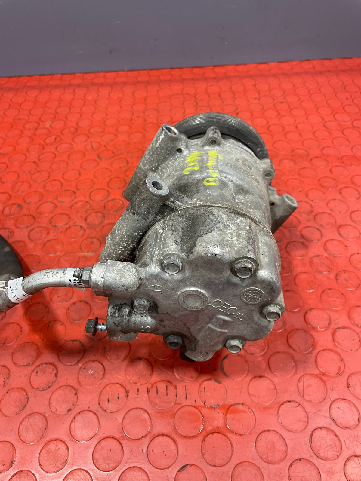 Citroen Berlingo/Peugeot Partner AIR CONDITIONING PUMP W/ HOSE (2Pin) 2011-2018 P/N 9678656080 - 6