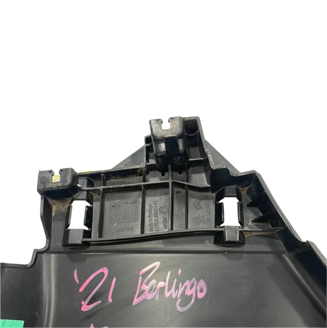 Citroen Berlingo/Peugeot Partner DRIVER SIDE INTERIOR SILL/DOOR POST TRIM 2019/2023 P/N 9816396677
