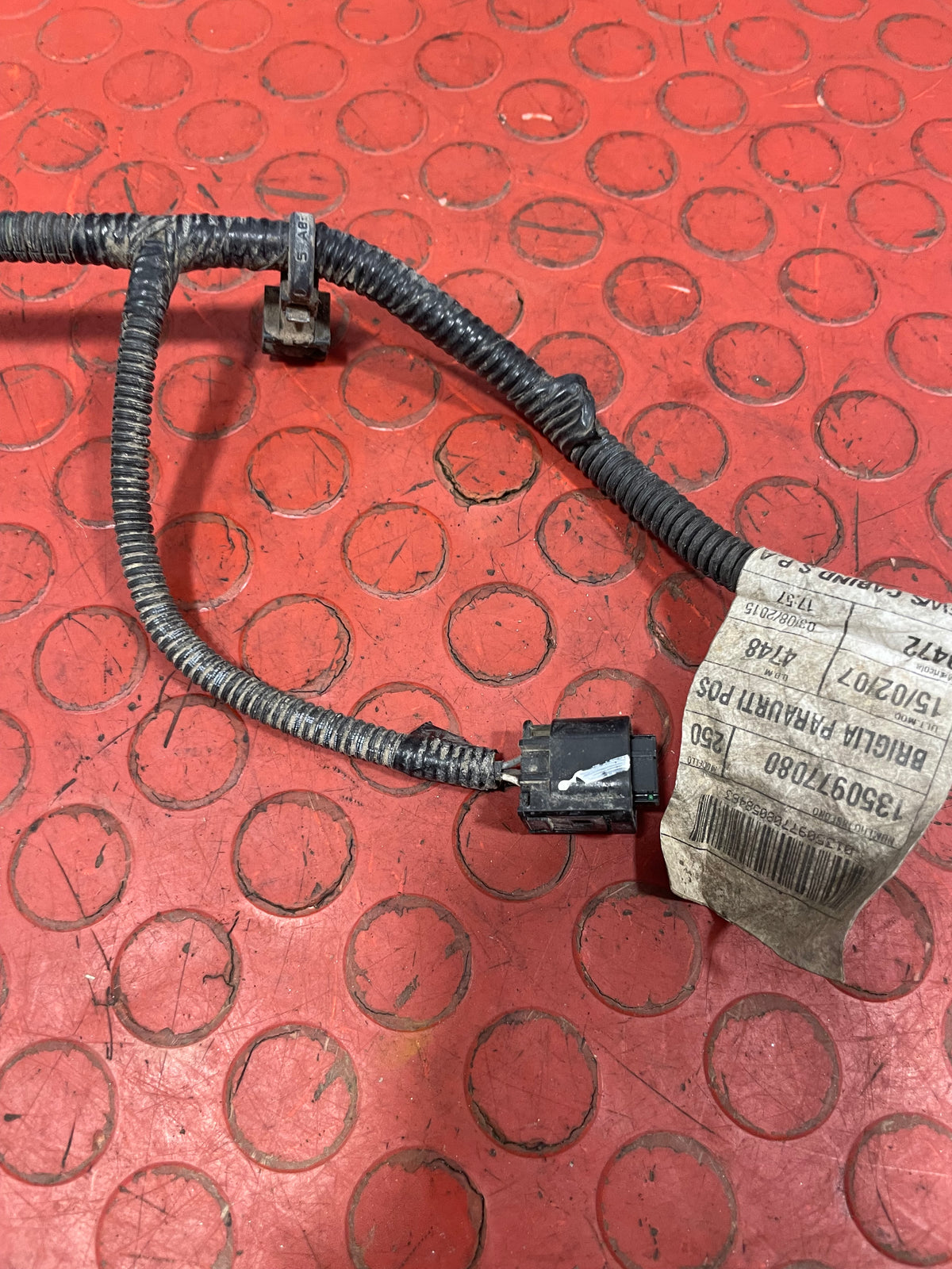 Citroen Relay/Peugeot Boxer/Fiat Ducato REAR PARKING SENSOR WIRING HARNESS 2016-2024 P/N 1350977080