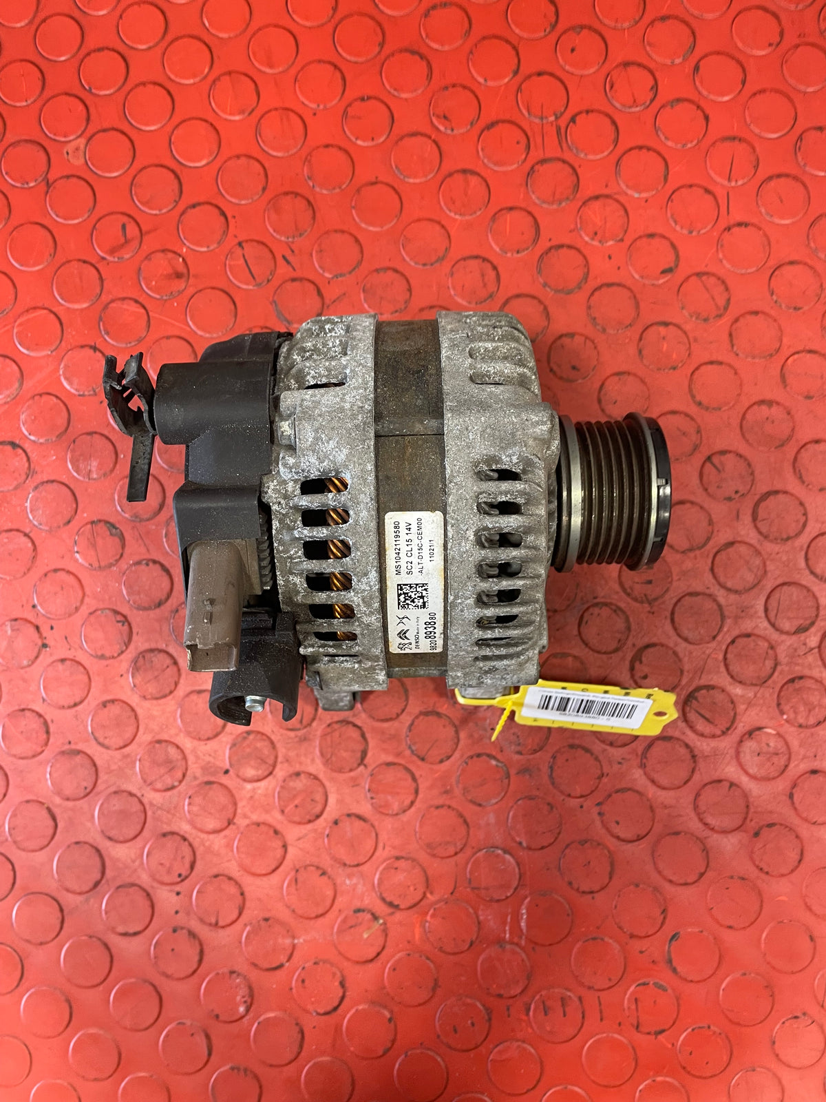Citroen Berlingo/Dispatch /Peugeot Partner/Vauxhall Combo/Toyota Proace City ALTERNATOR 1.5 2019-2024 P/N 9820893880 - 6
