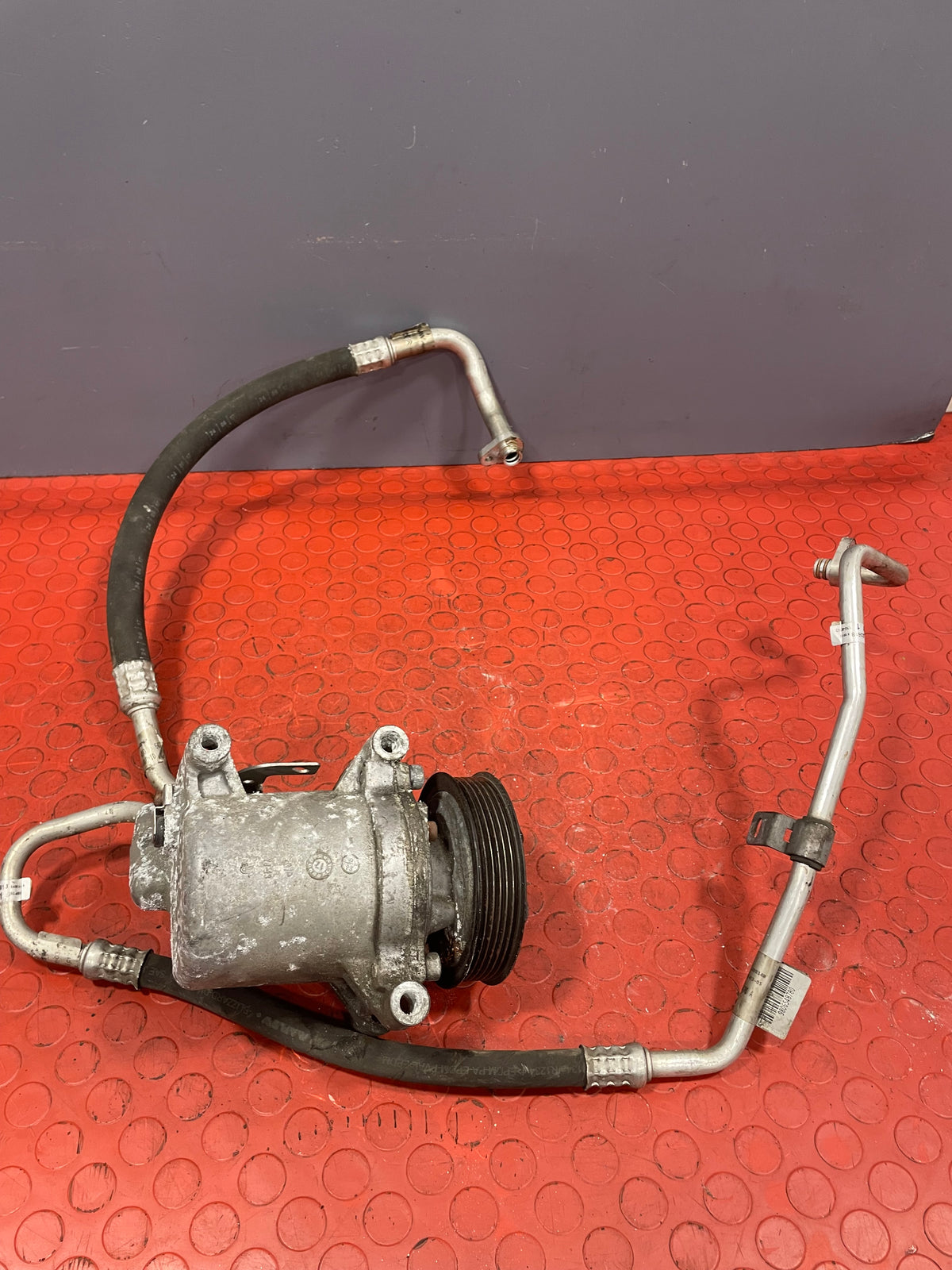 Citroen Berlingo/Peugeot Partner/Vauxhall Combo/Toyota Proace City AIR CONDITIONING PUMP 1.5 2 PIN With Pipes 2019-2024 P/N 9810349980 - 9