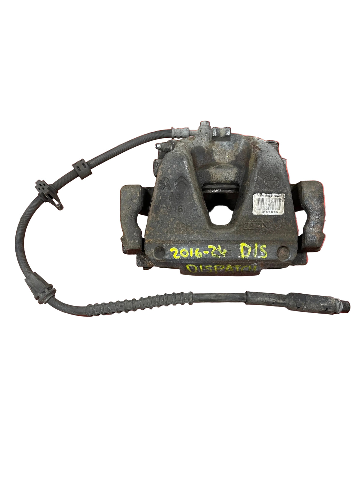 Citroen Dispatch/Peugeot Expert/Vauxhall Vivaro/Toyota Proace/Fiat Scudo BRAKE CALIPER Front Drivers Side 2016-2024 P/N 9805256380