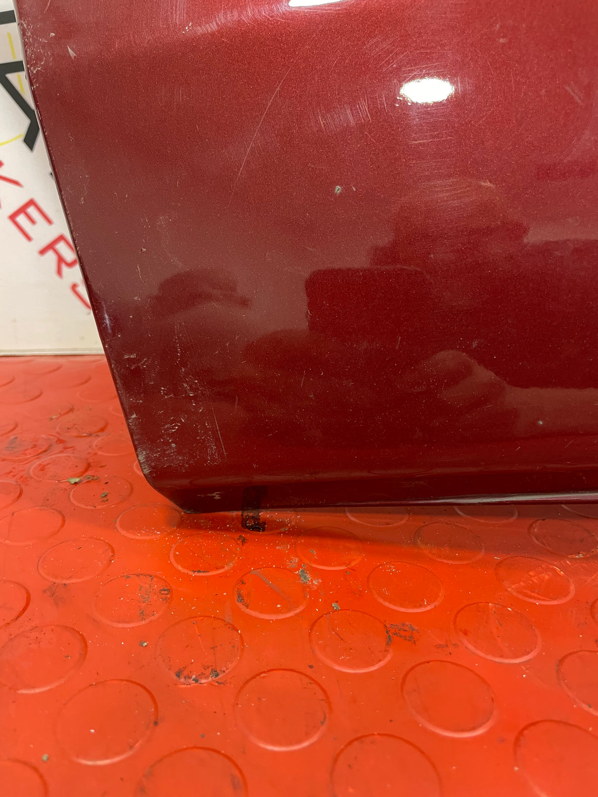 Ford Transit Custom PASSENGER SIDE BUMPER CORNER WITH PARKING SENSOR (BURGUNDY) 2013-2018   P/N JK2117927PKA