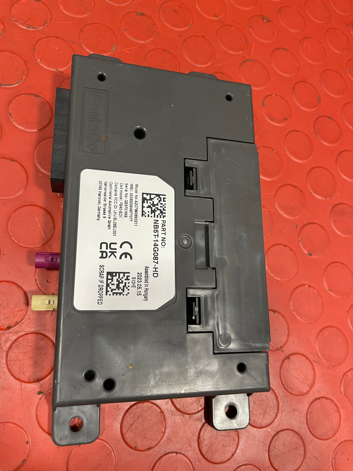 Ford Transit TELEMATICS BOX 2022 P/N NB5T14G087HD