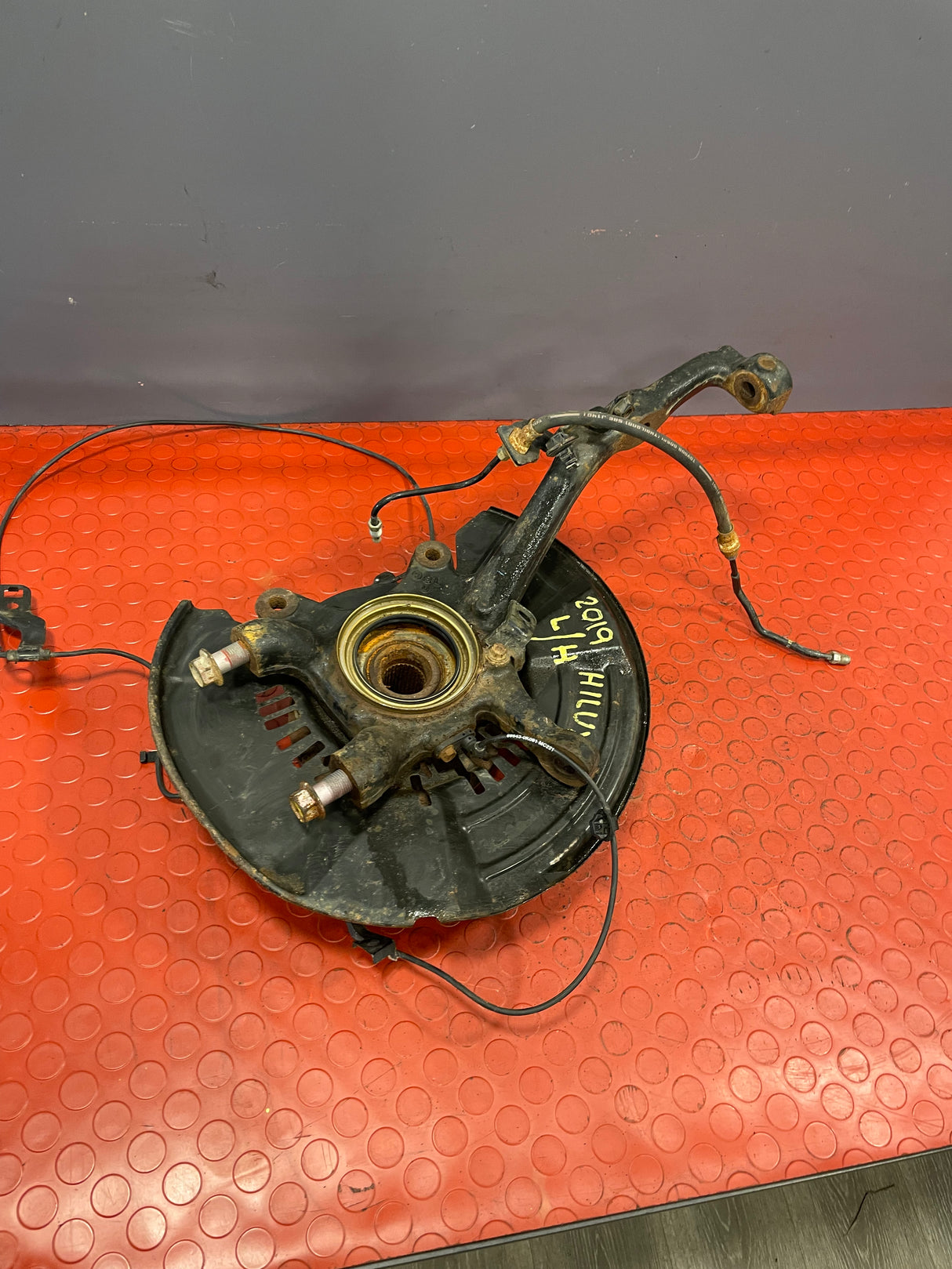 Toyota Hilux FRONT WHEEL HUB w/ ABS SENSOR Passenger's Side MK8 2019 P/N 43502-KK010 / 895430K081