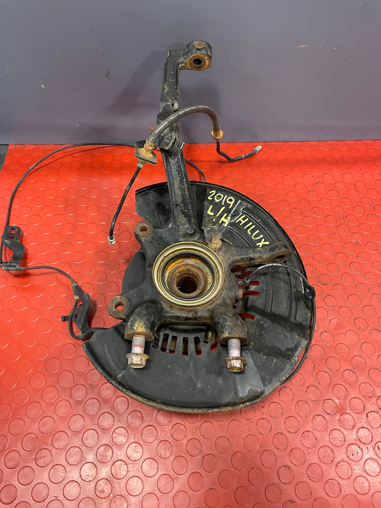 Toyota Hilux FRONT WHEEL HUB w/ ABS SENSOR Passenger's Side MK8 2019 P/N 43502-KK010 / 895430K081