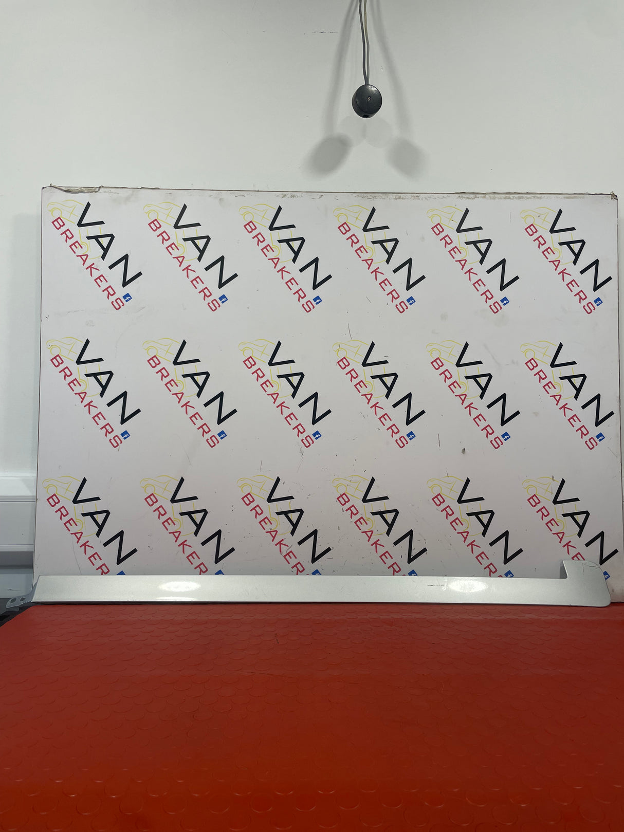 Ford Transit Custom SLIDING DOOR RAIL COVER DRIVERS SIDE 2019-2023 (Silver) 112cm long  P/N JK21V250A74